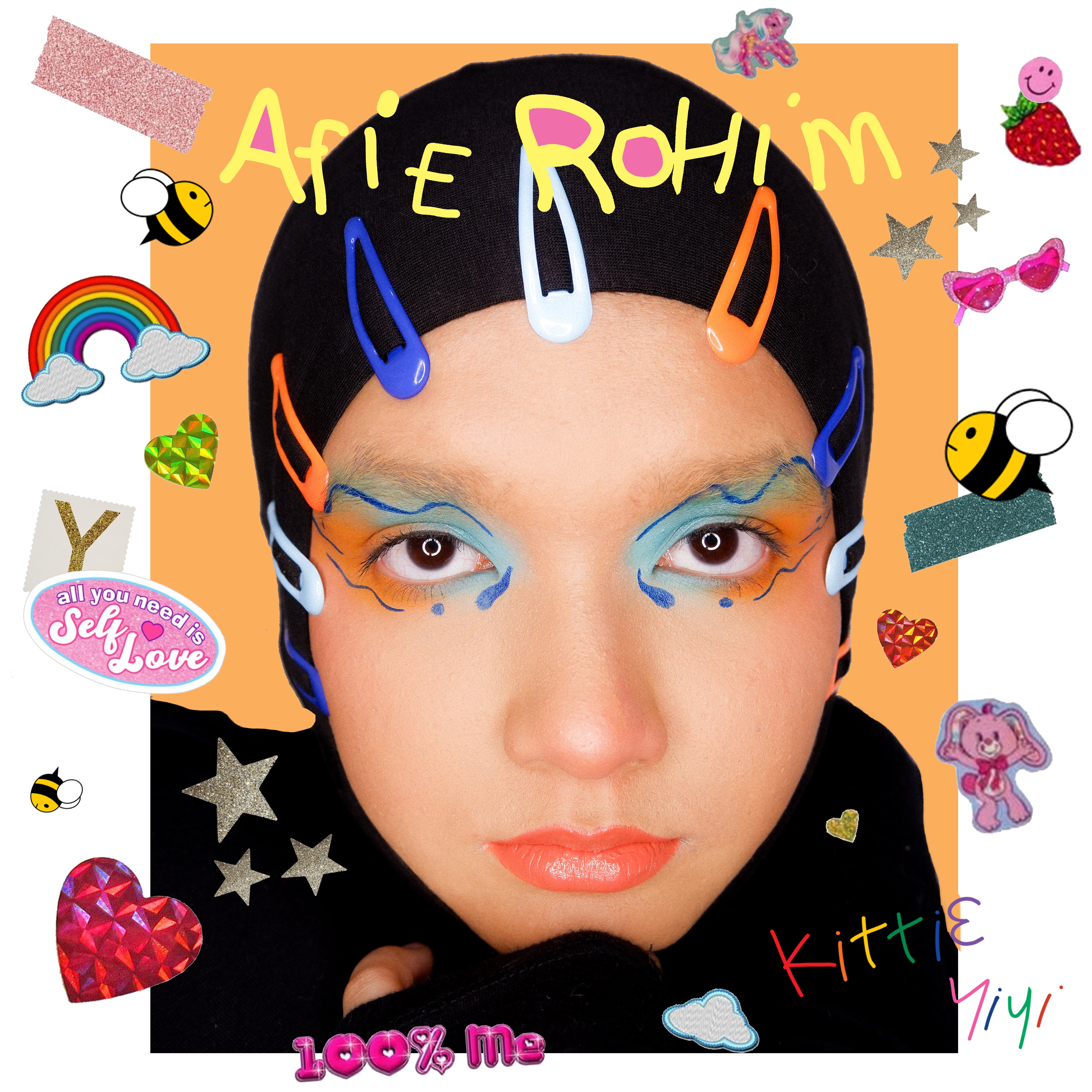 Afie Rohim: Expressing oneself with colors and accessories