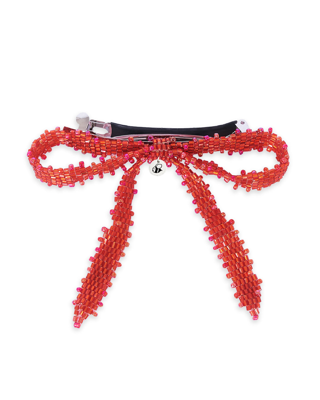 Red Beaded Clip