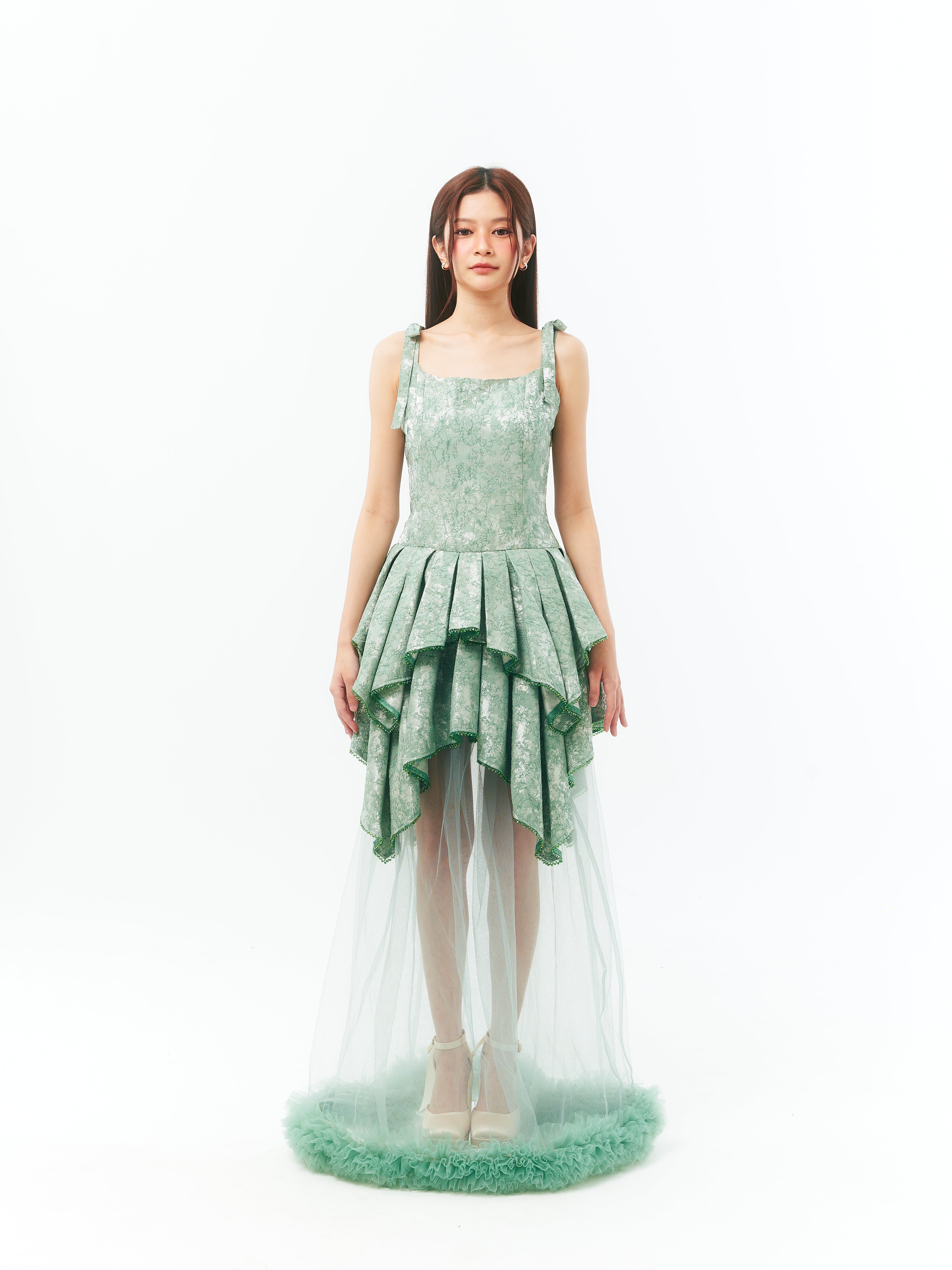 Green Forest Princess Fairy Dress