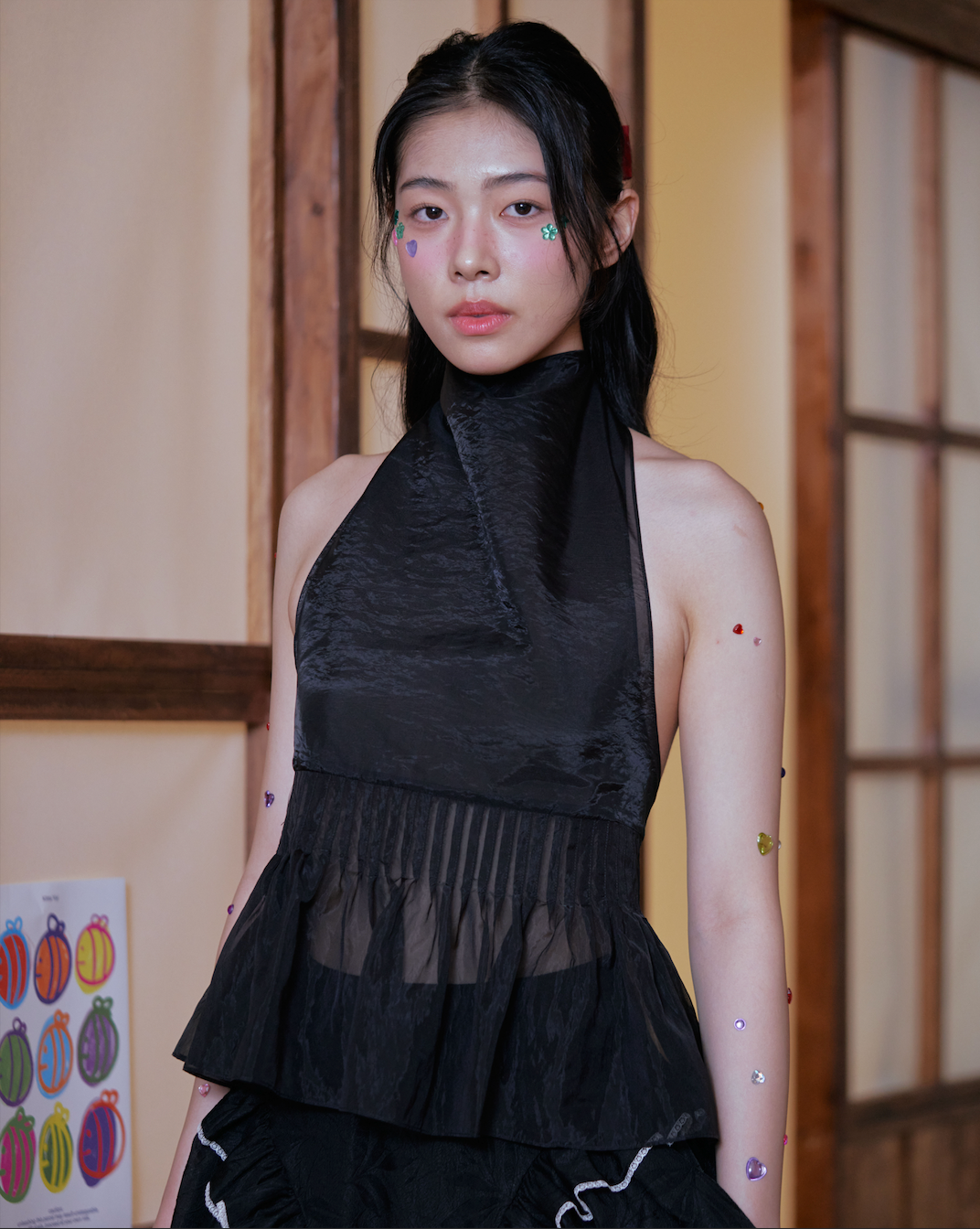 Black Halter Top