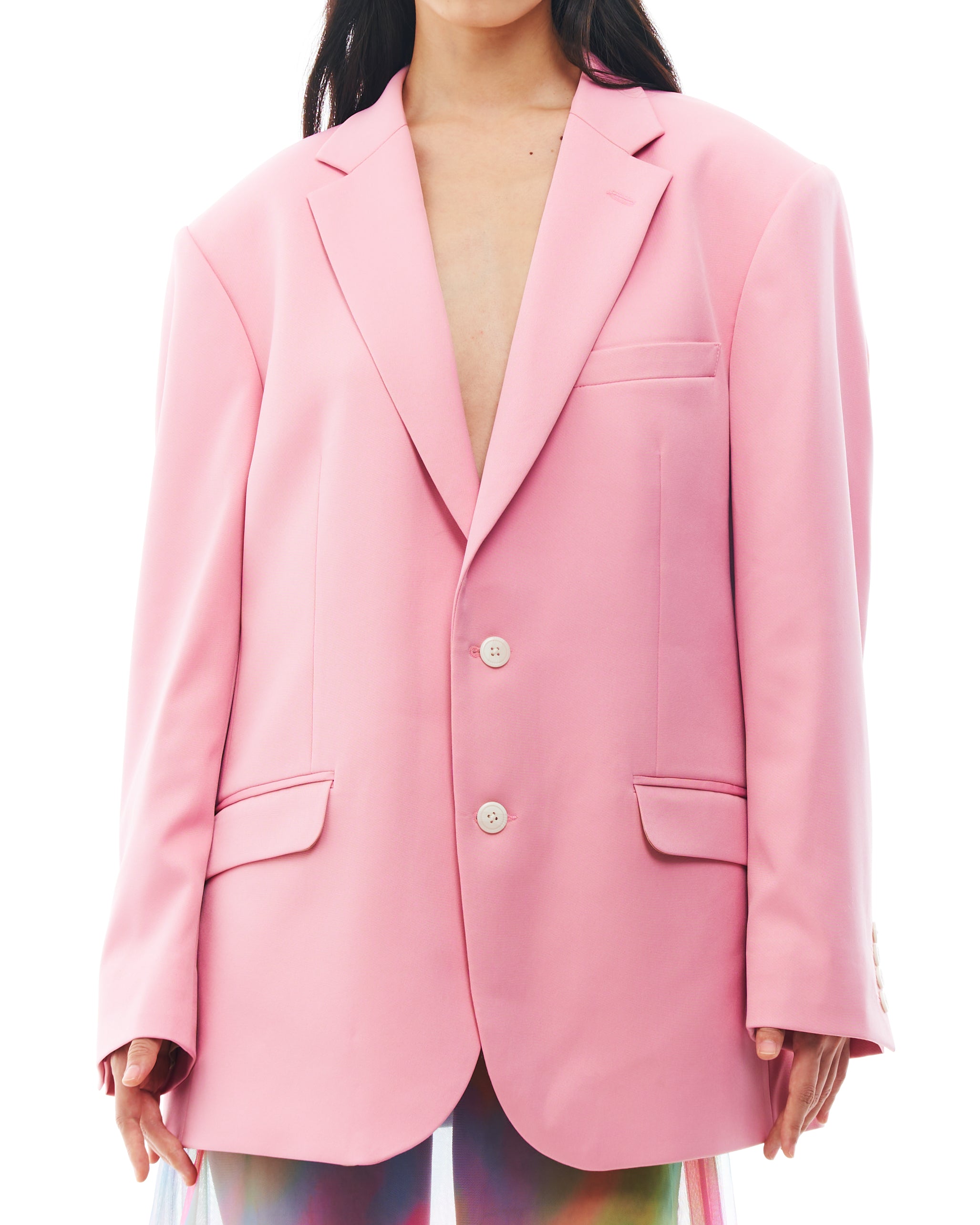 Pink Suit and Skirt Set