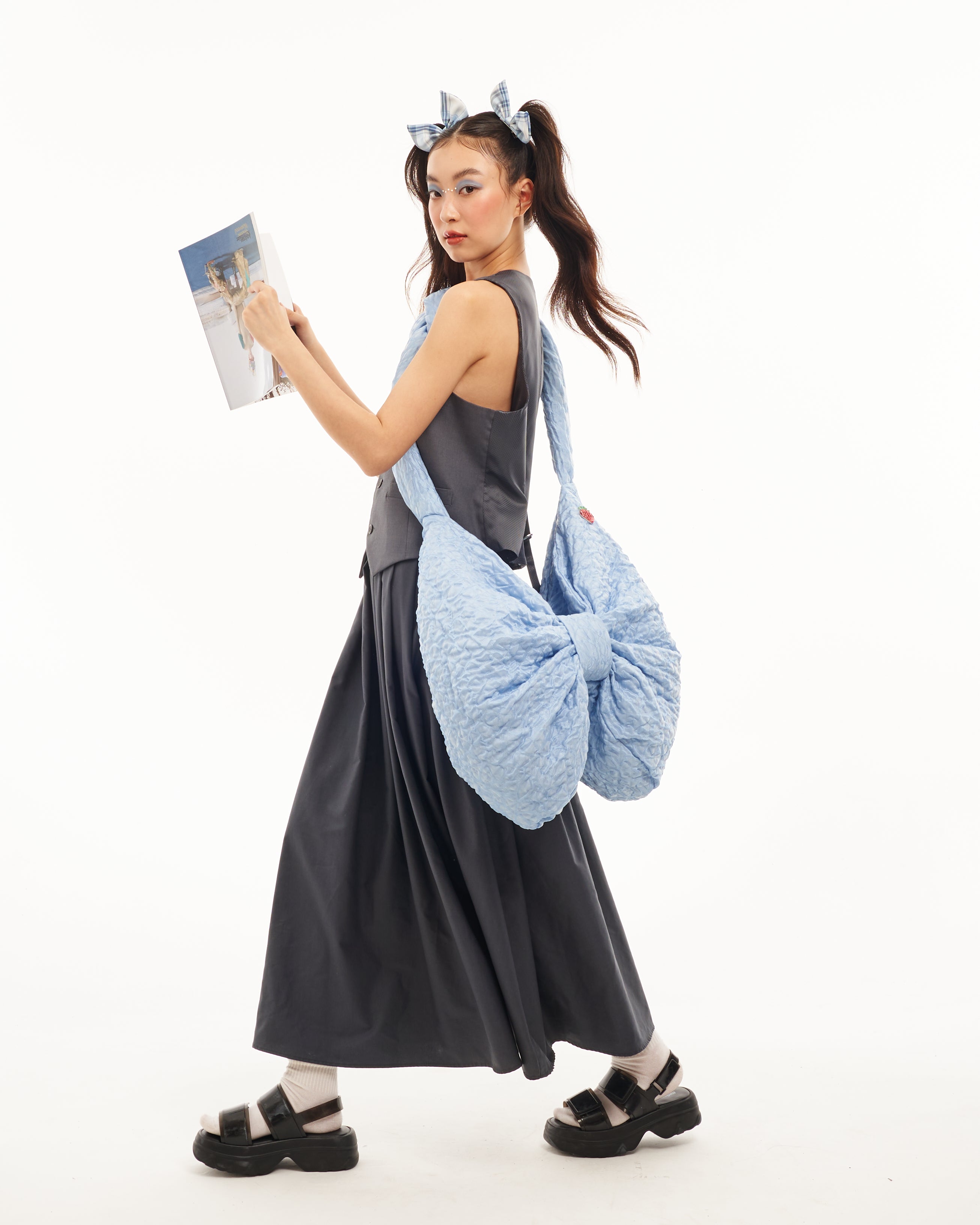 Blue Bow Bag Jie Jie