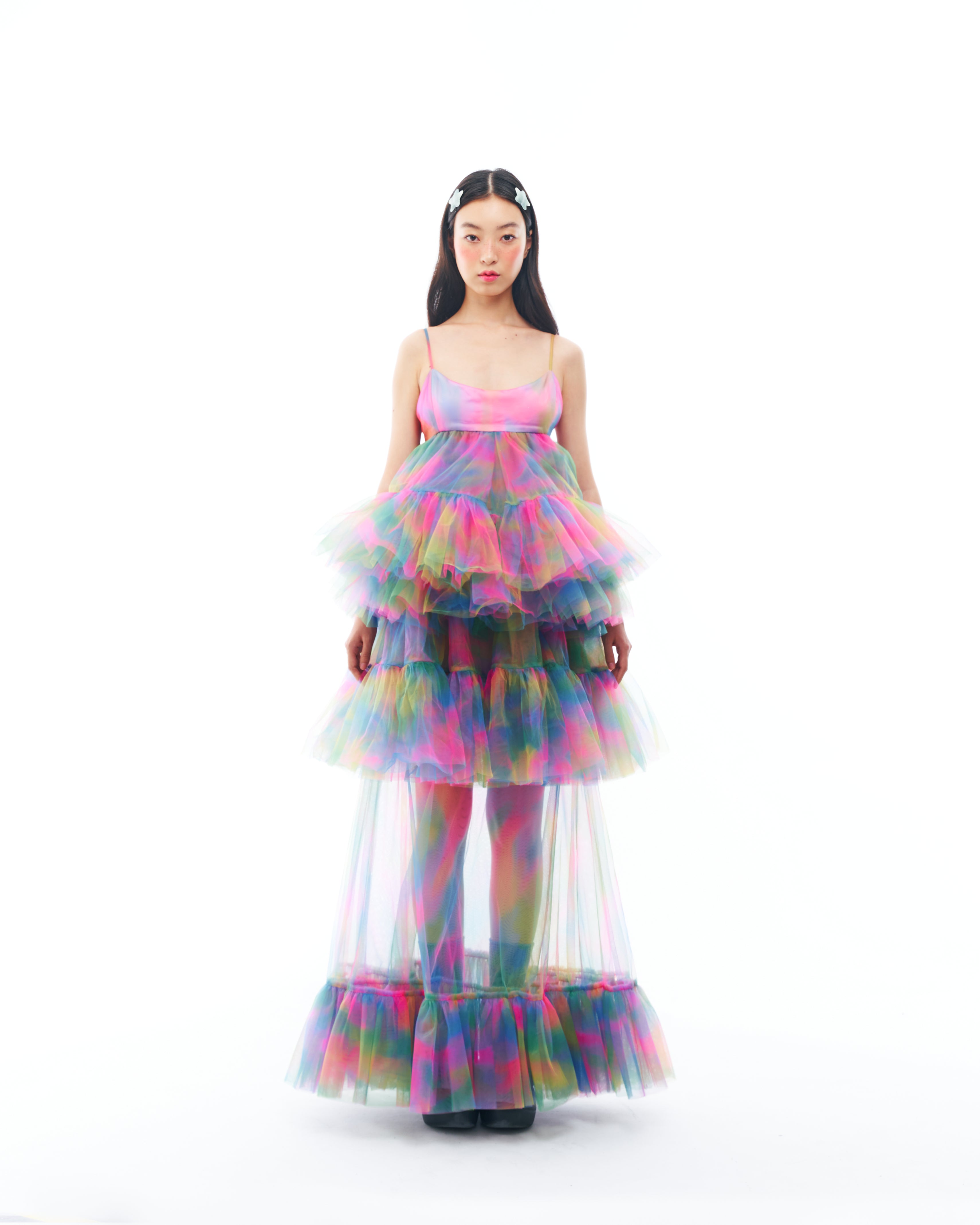 Rainbow Cake Dress and Skirt Set