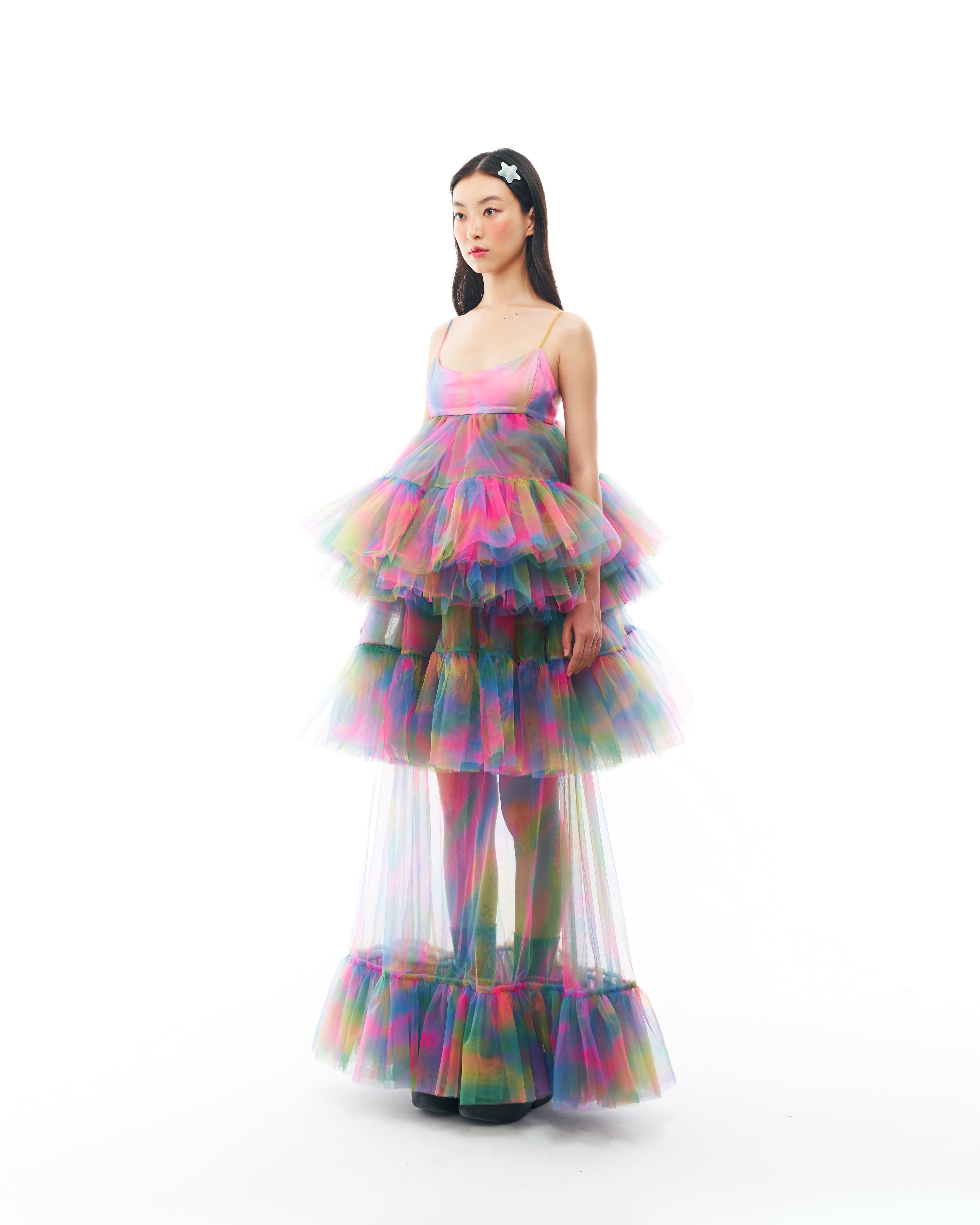 Rainbow Cake Dress and Skirt Set
