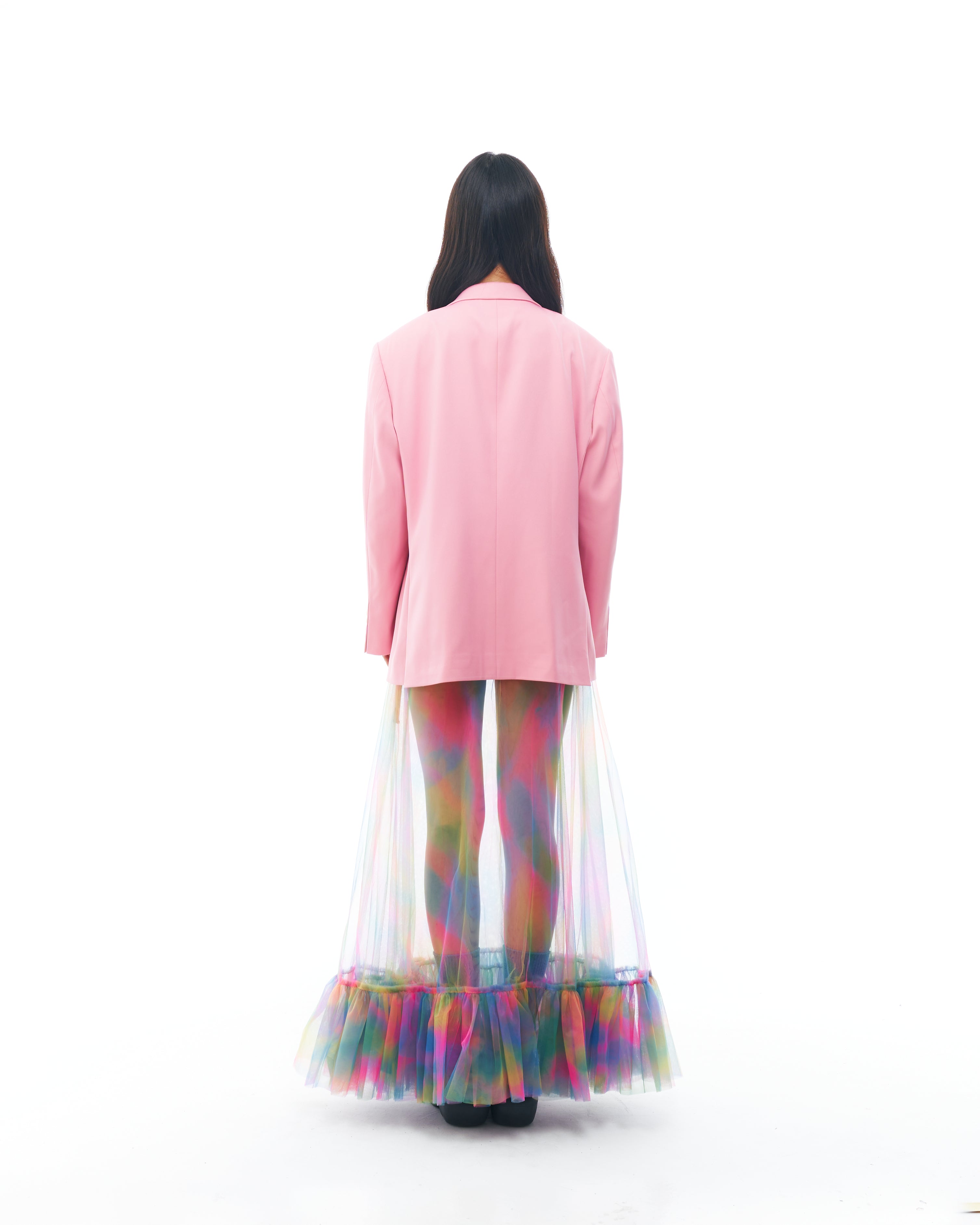 Pink Suit and Skirt Set