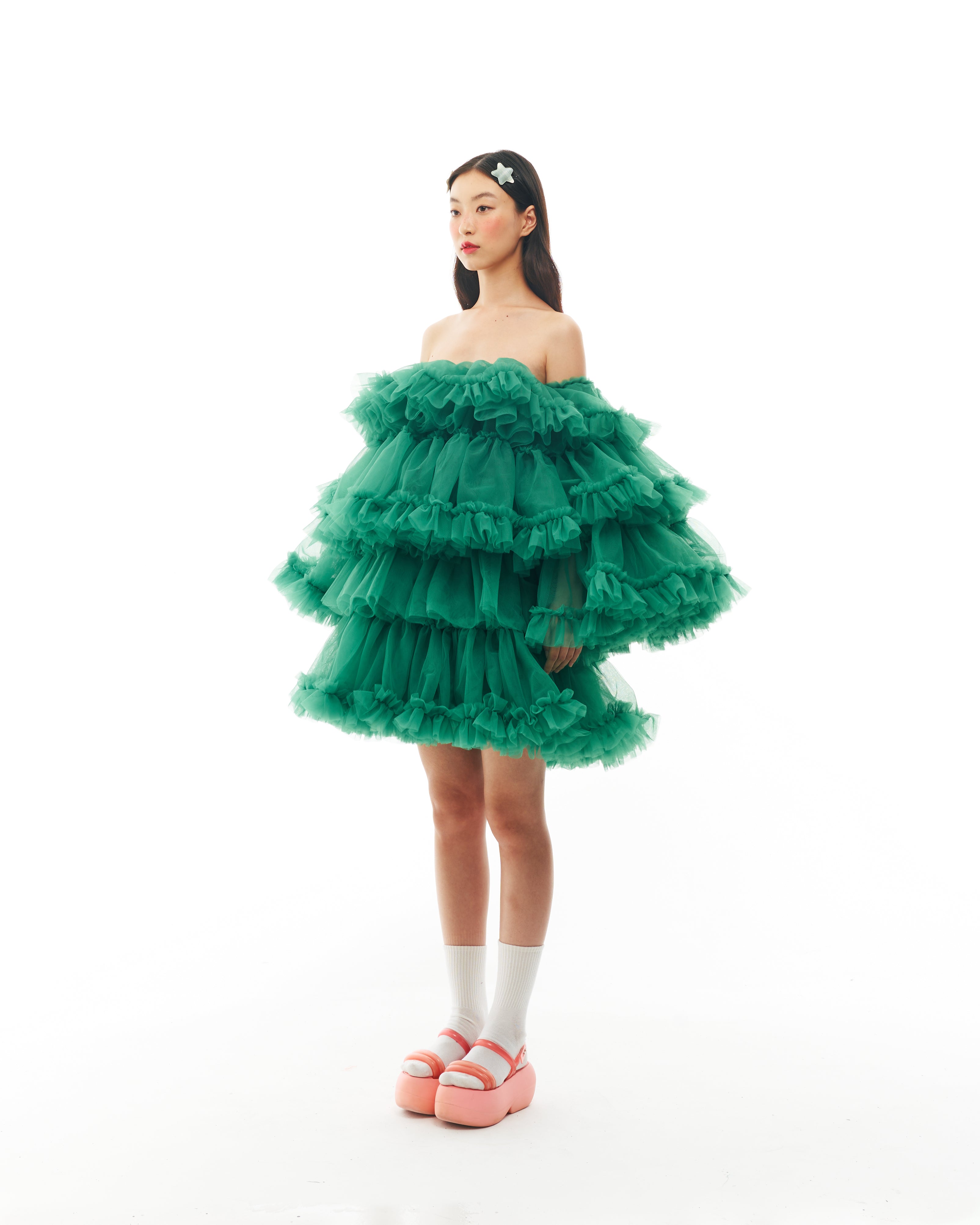 Green Cloud Dress