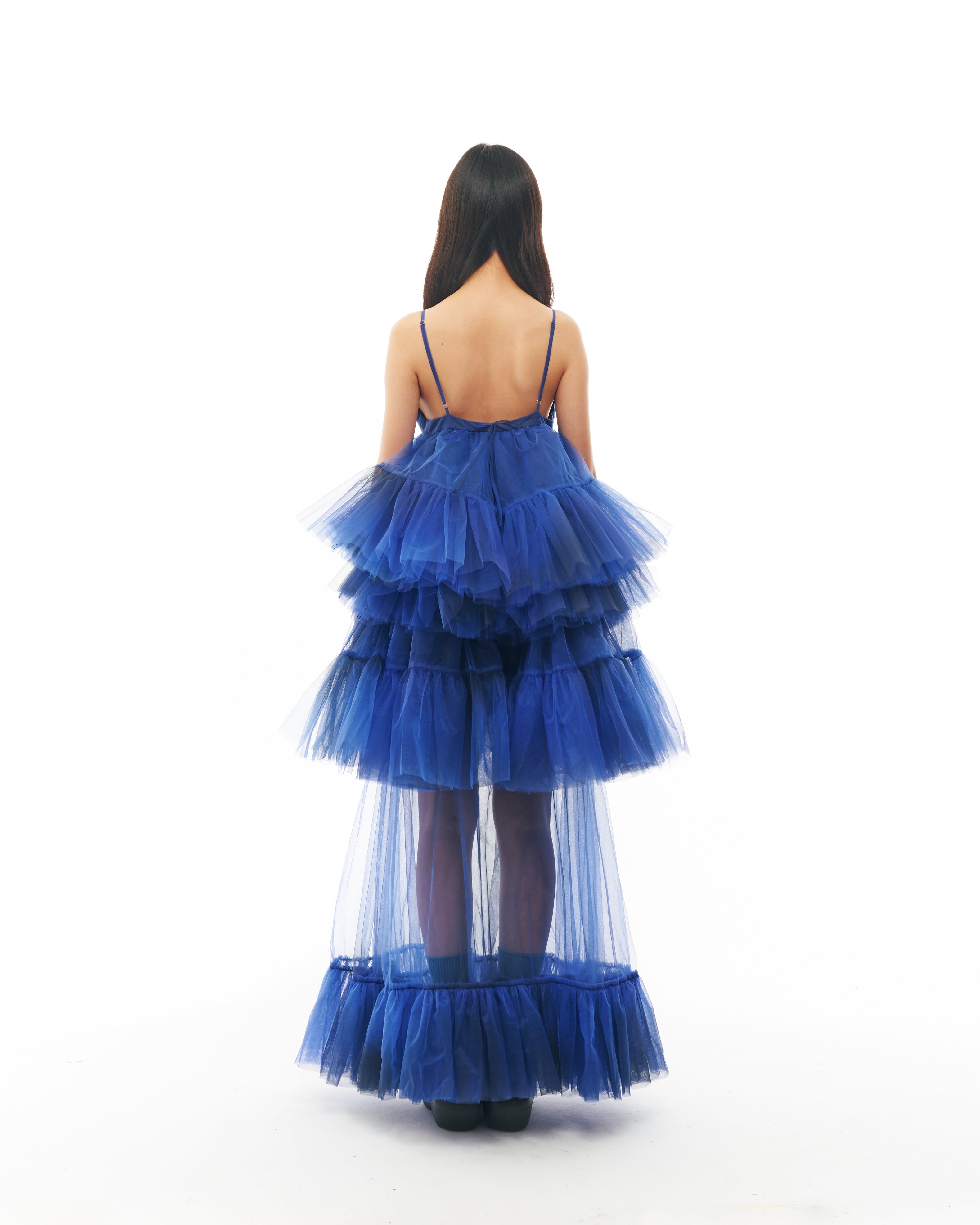 Blue Maxi Dress Set
