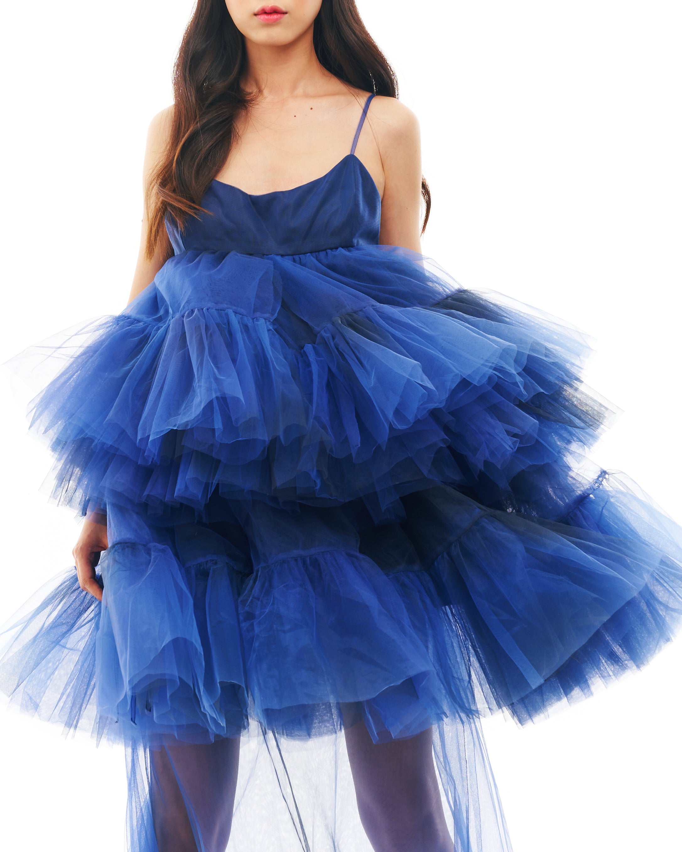 Blue Maxi Dress Set