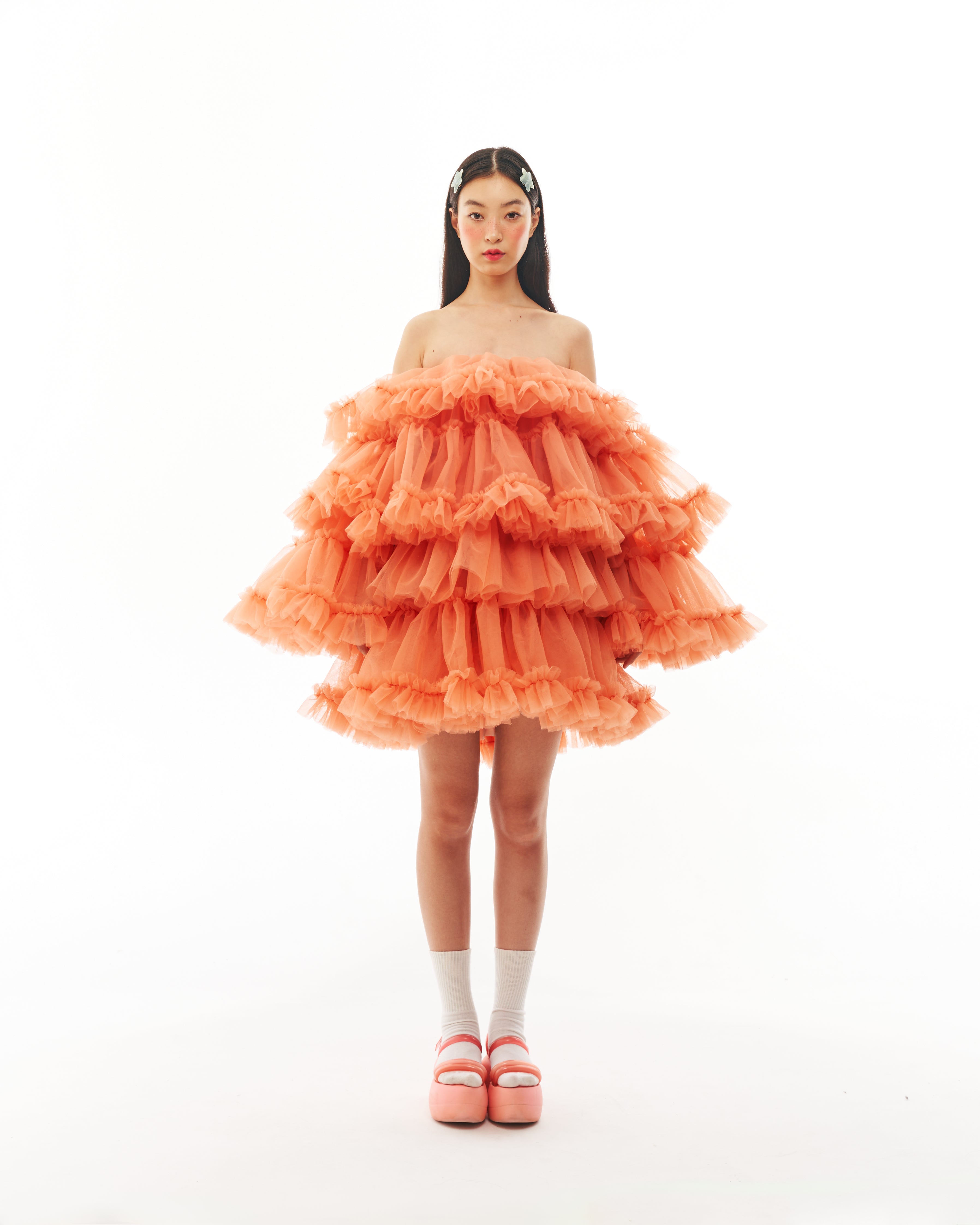 Orange Cloud Dress