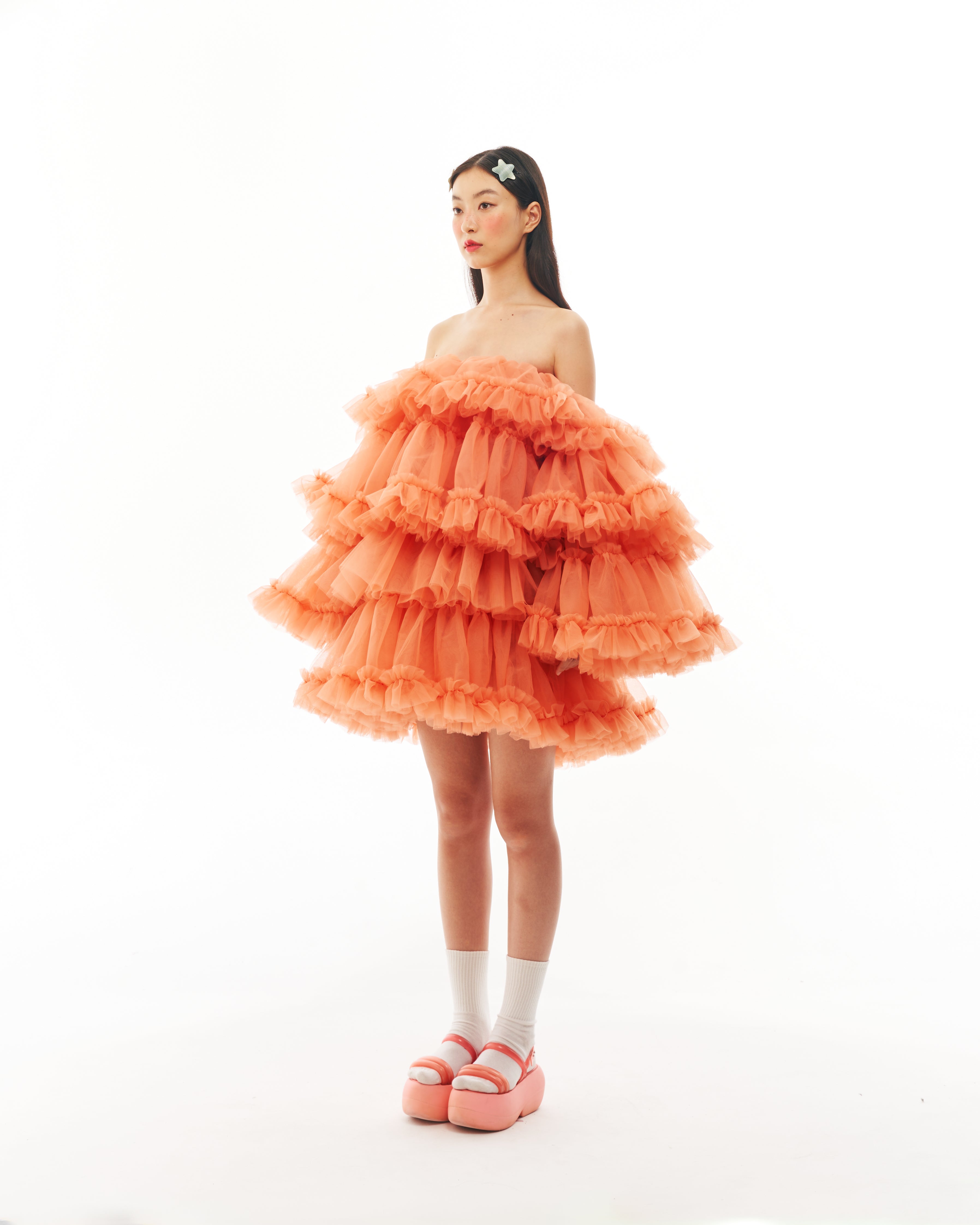 Orange Cloud Dress
