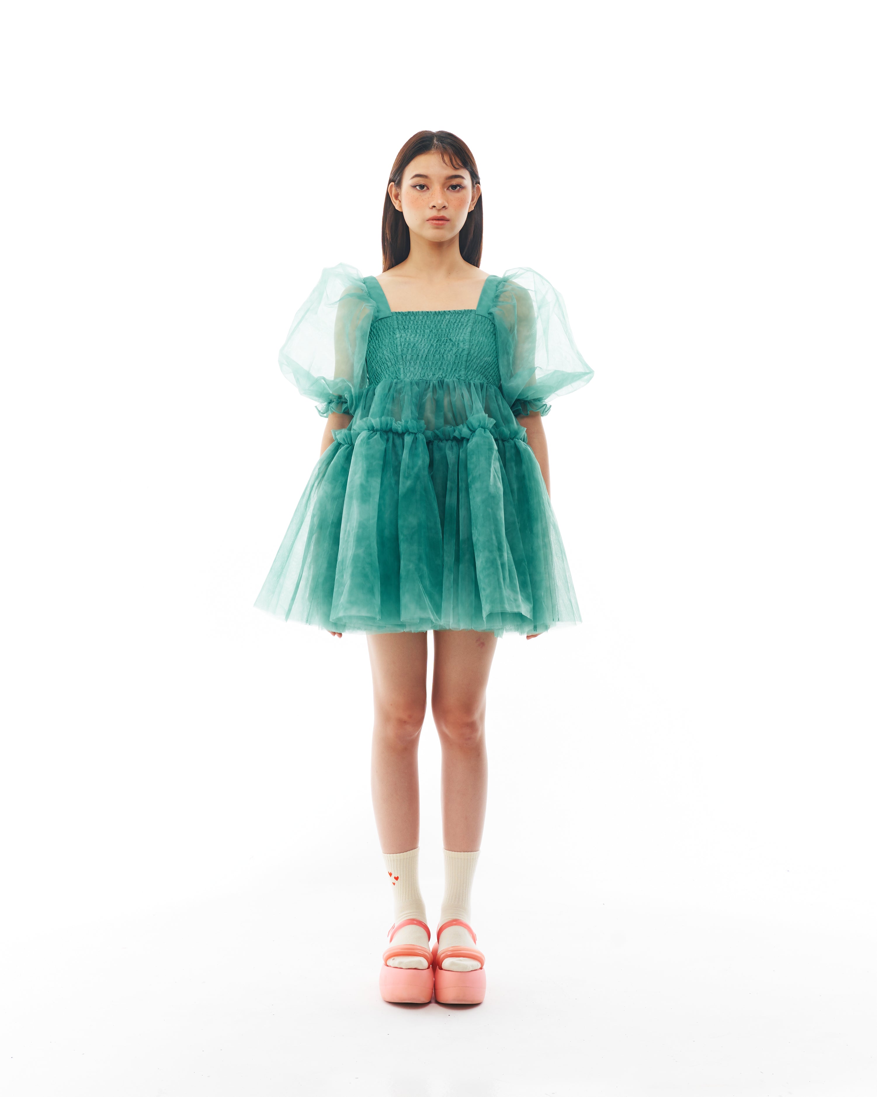 Green Babydoll Dress