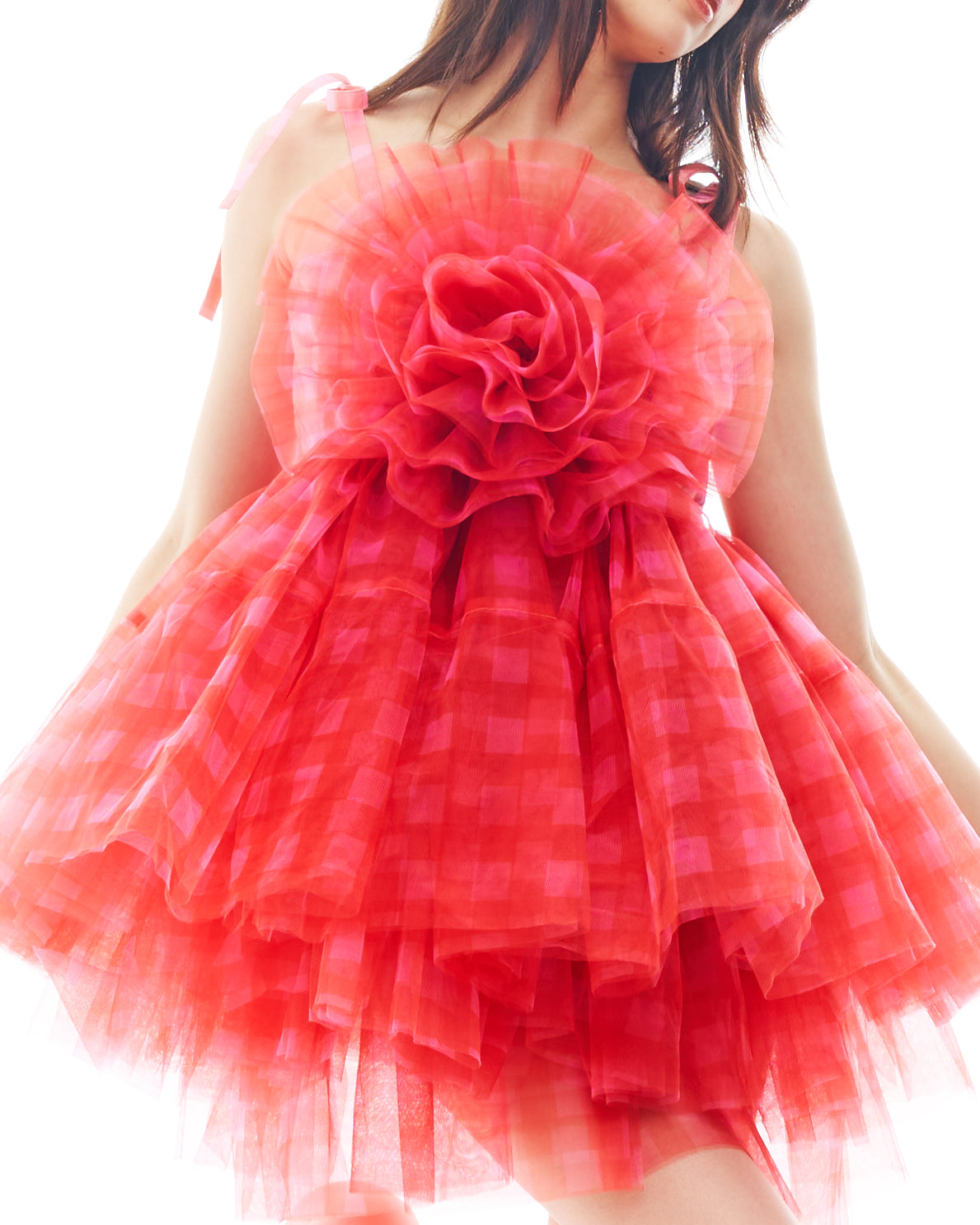 Red Rose Tutu Dress