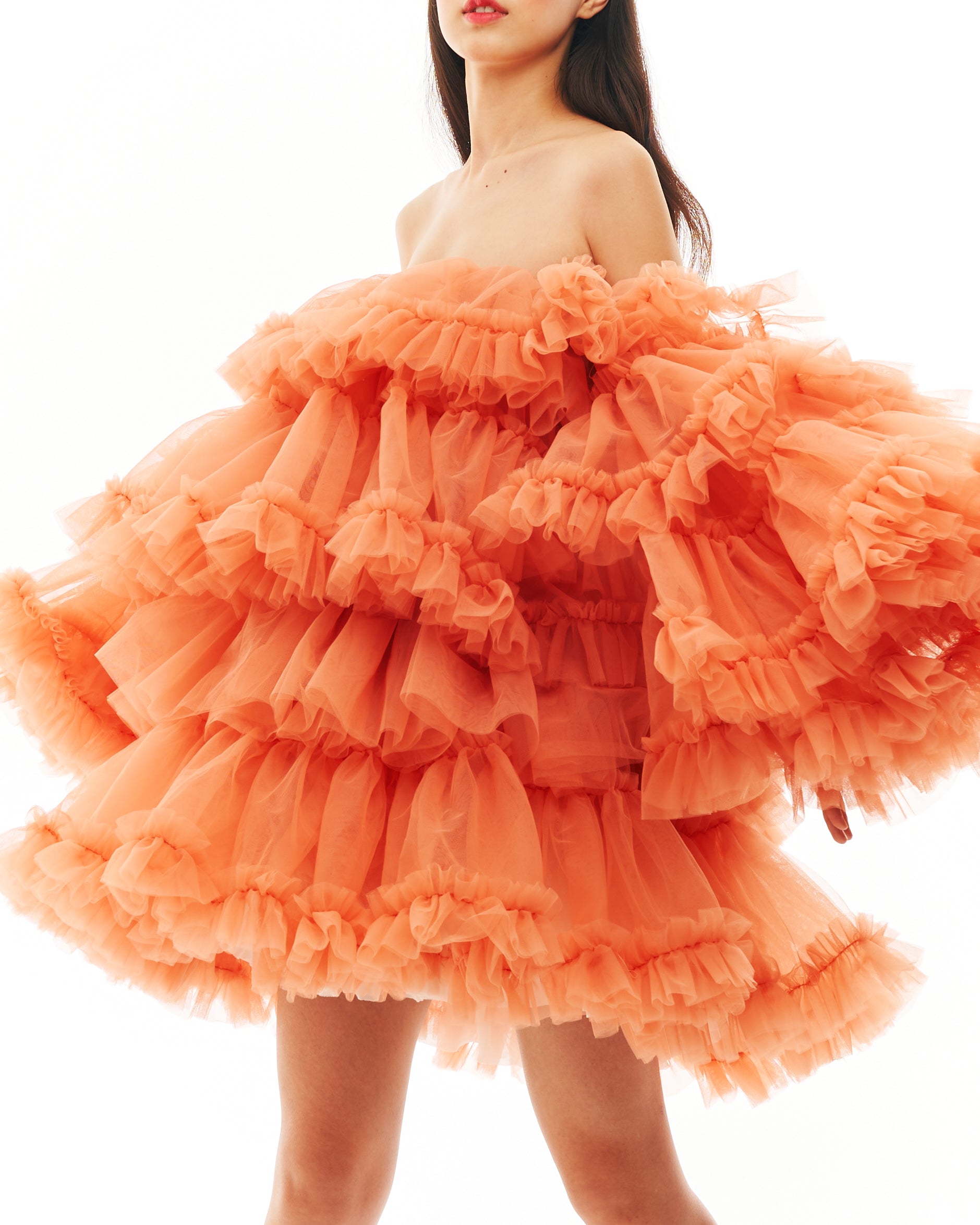 Orange Cloud Dress