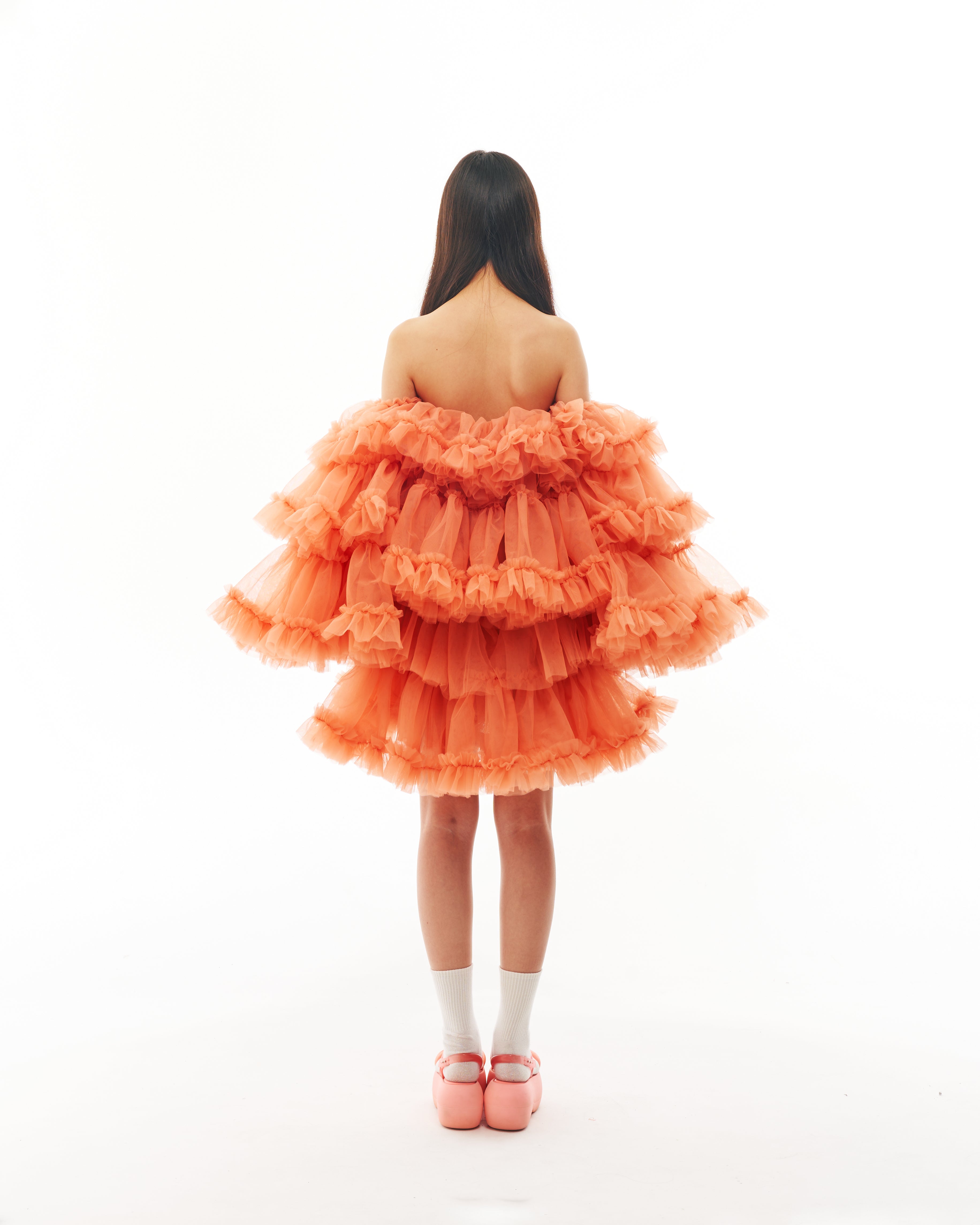 Orange Cloud Dress