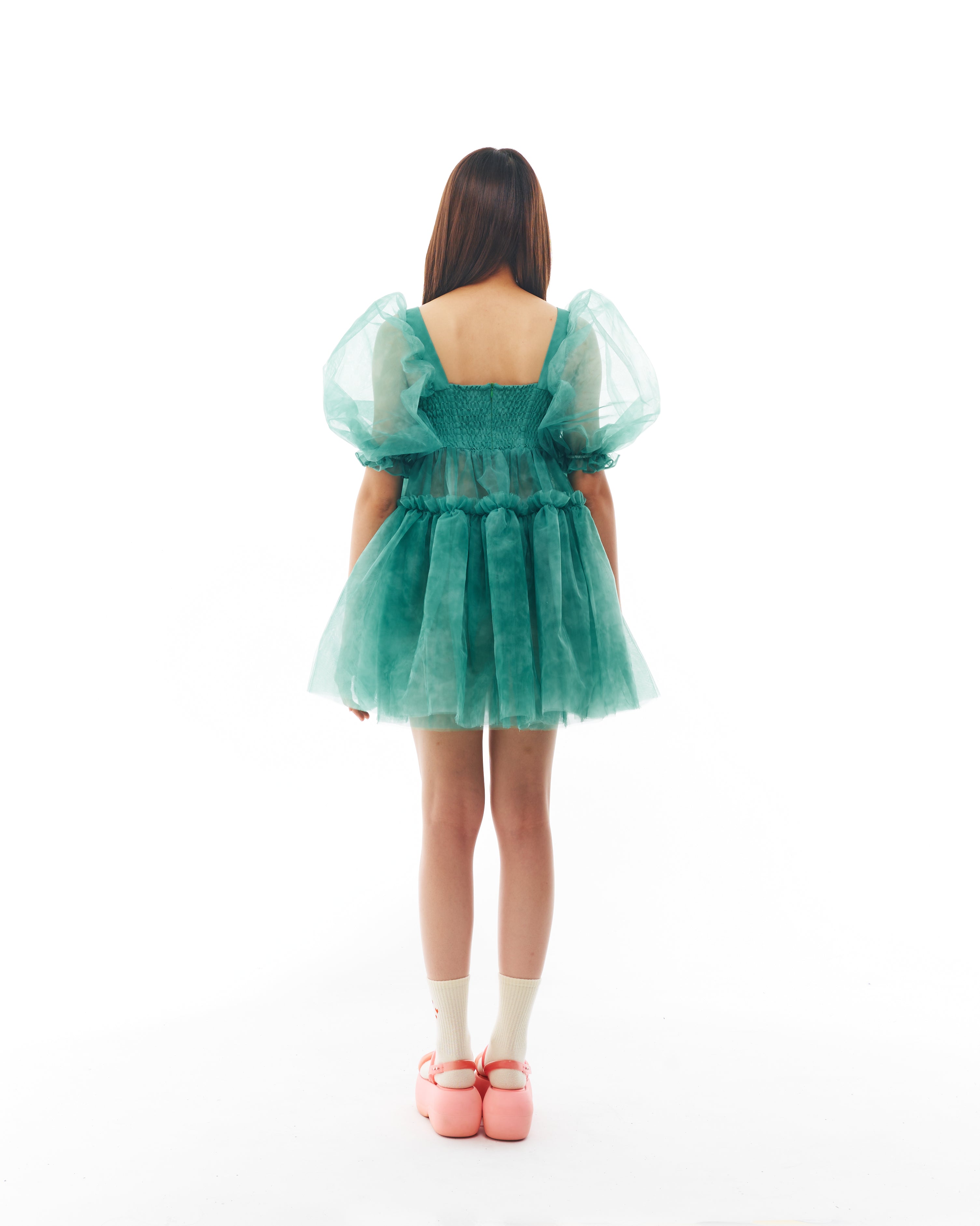 Green Babydoll Dress