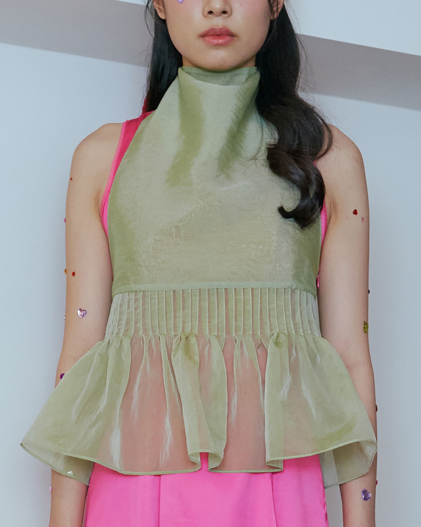 Green Halter Top