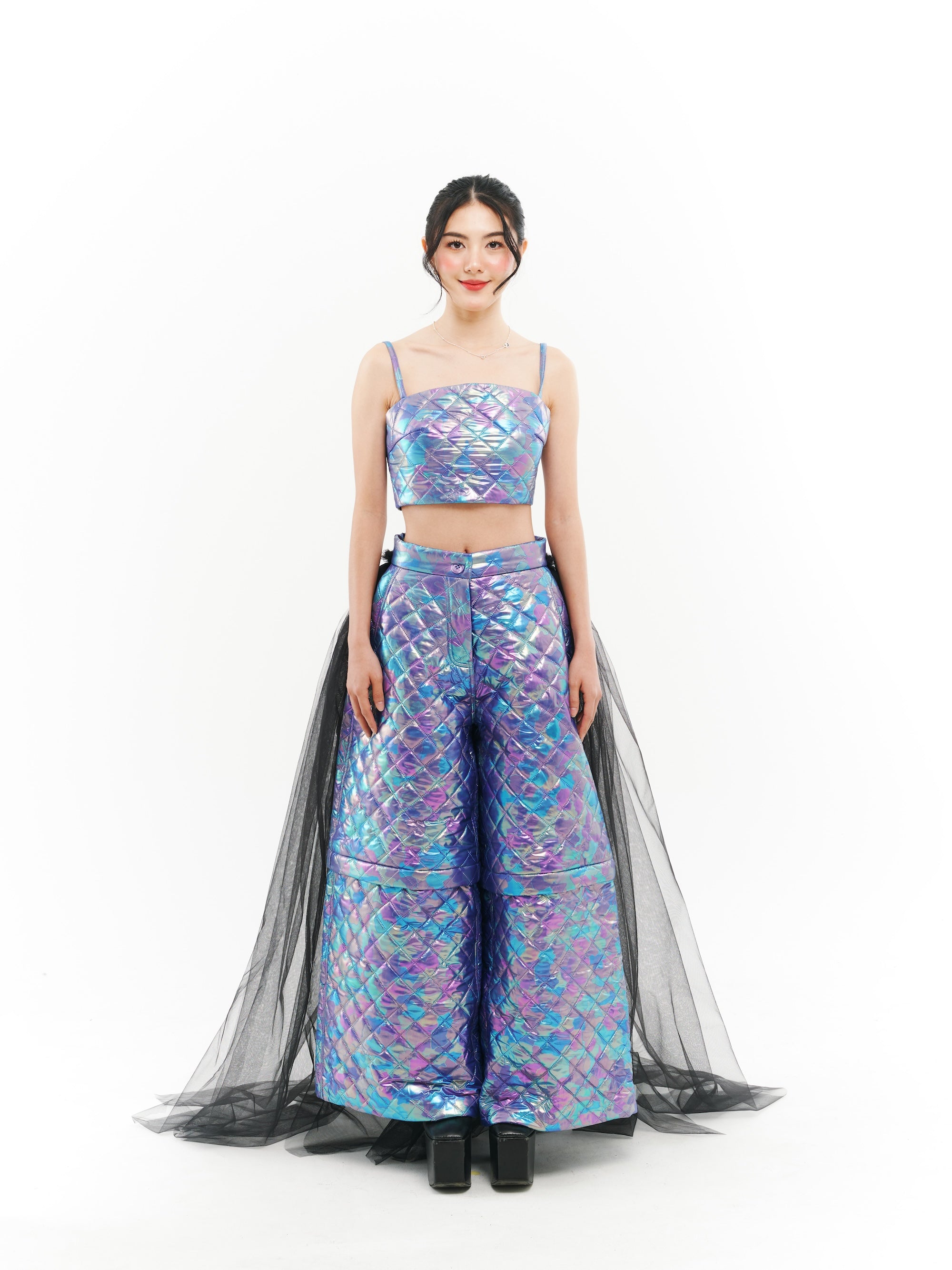 Blue Quilted Galaxy Set