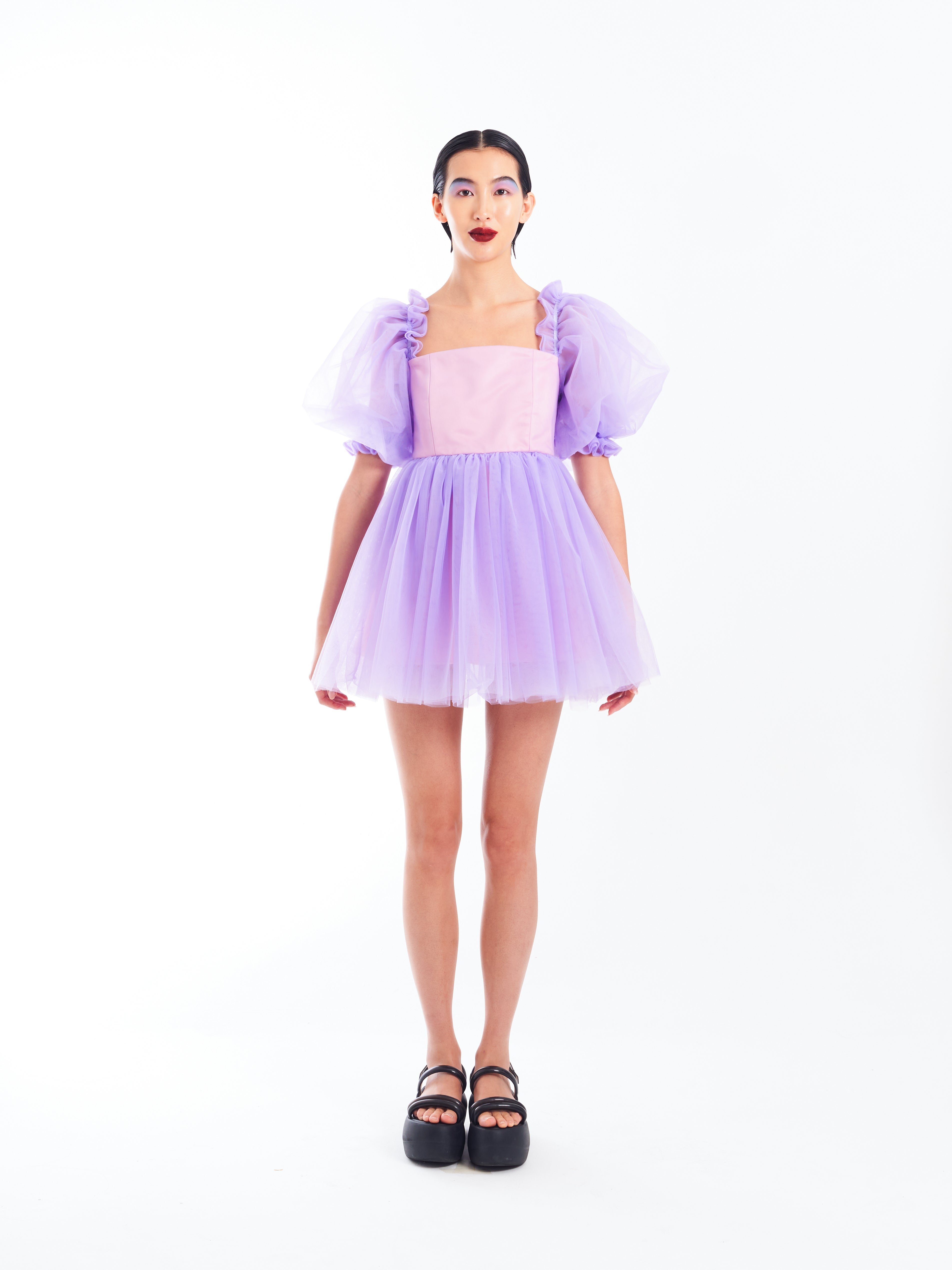 Purple Babydoll Dress
