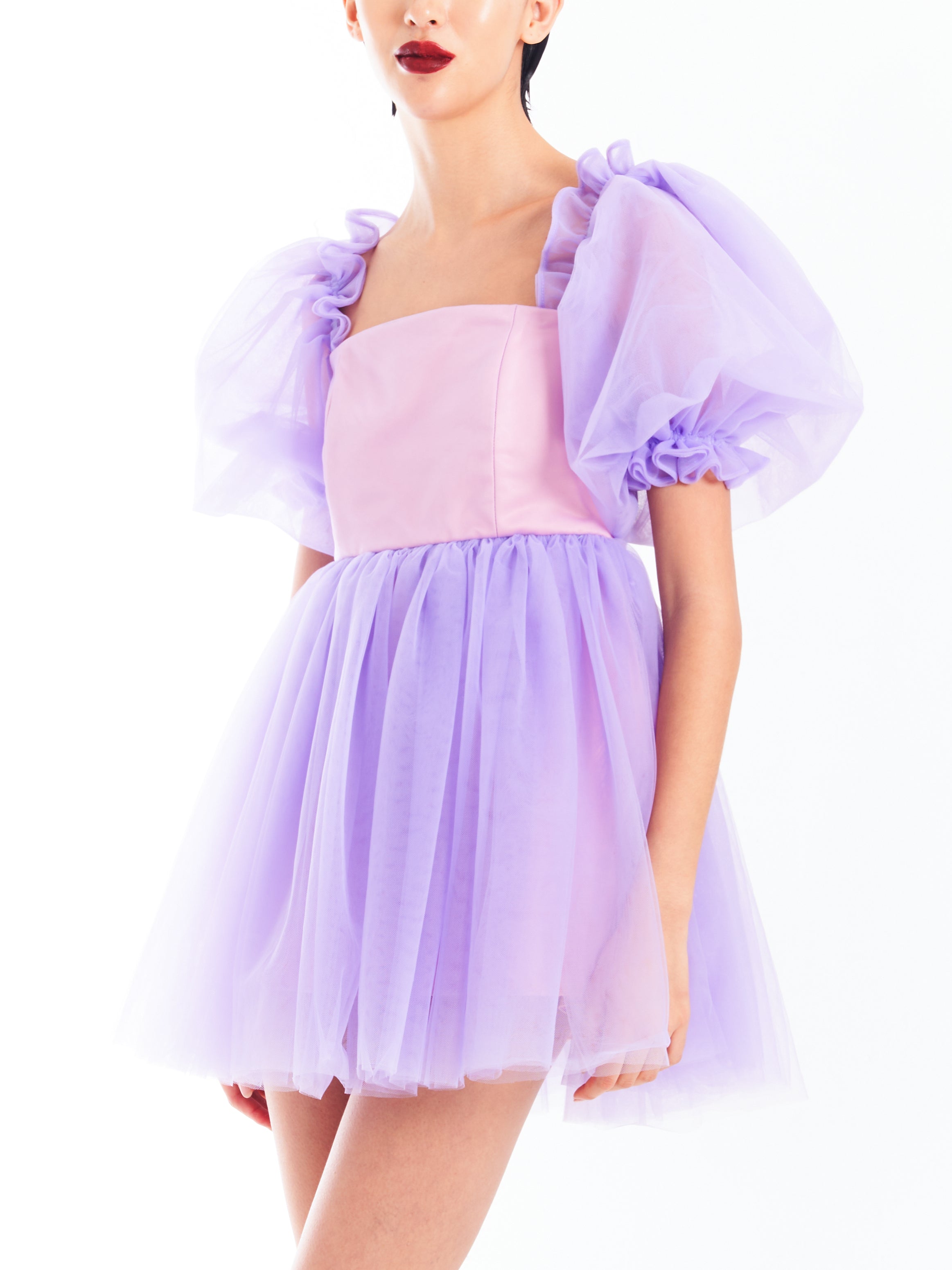 Purple Babydoll Dress