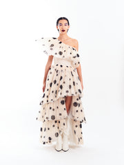 White Polka Dots Dress