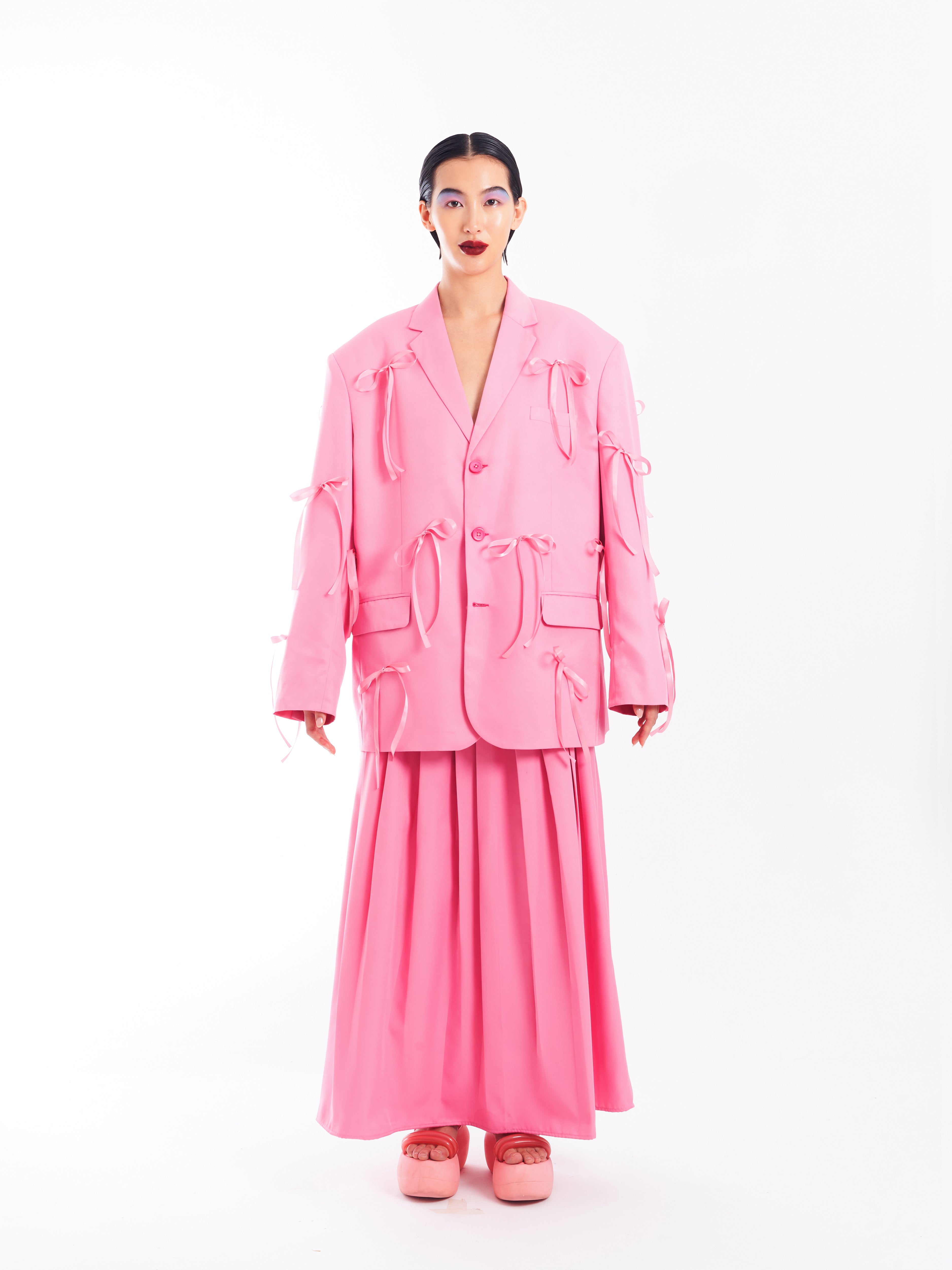 Pink Ribbon Suit Set