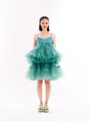 Green Cake Dress