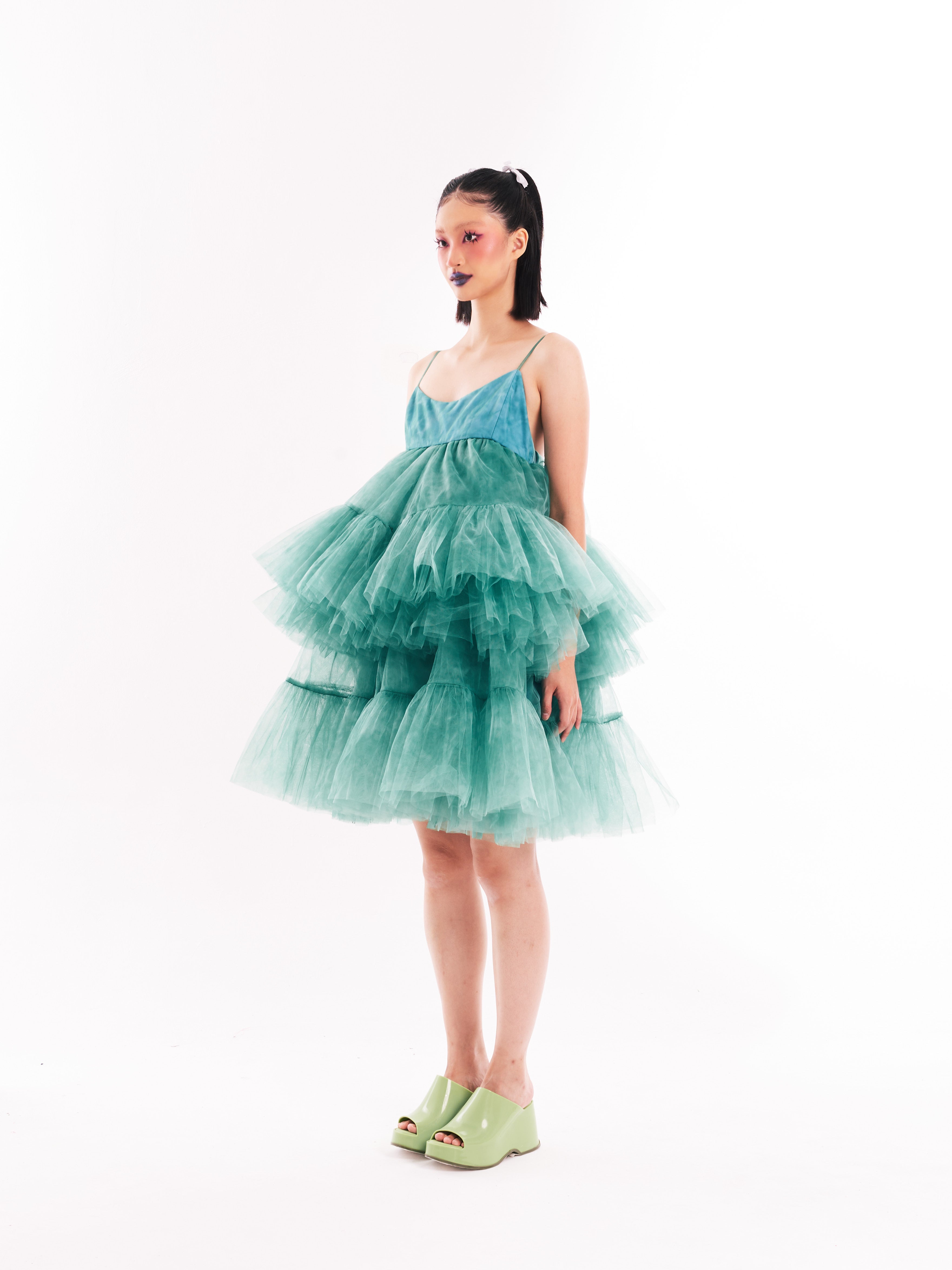 Green Cake Dress