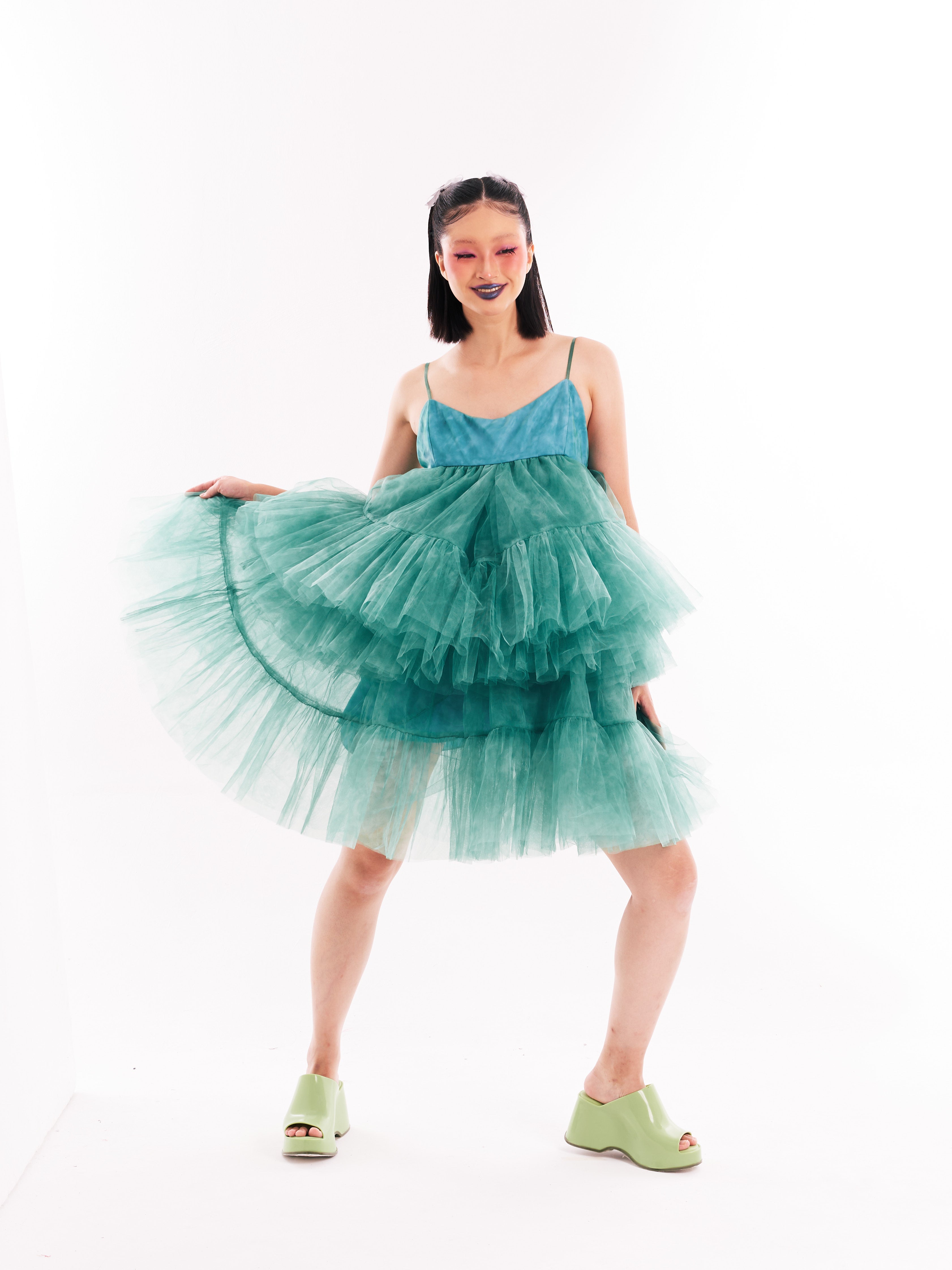 Green Cake Dress
