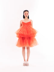 Orange Cake Dress