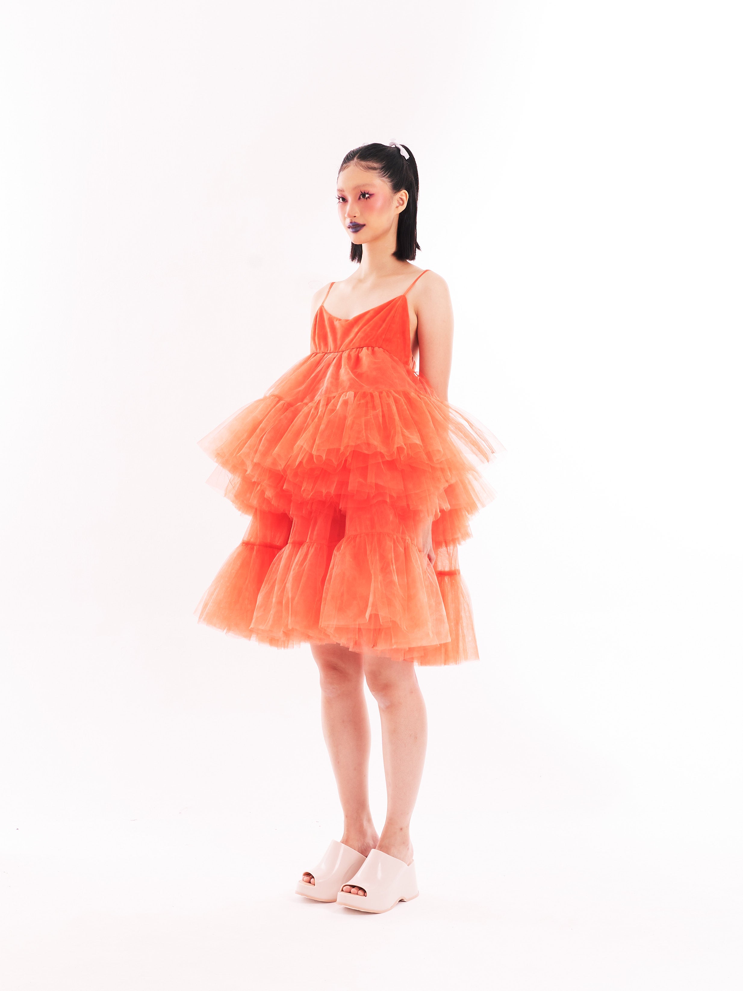 Orange Cake Dress