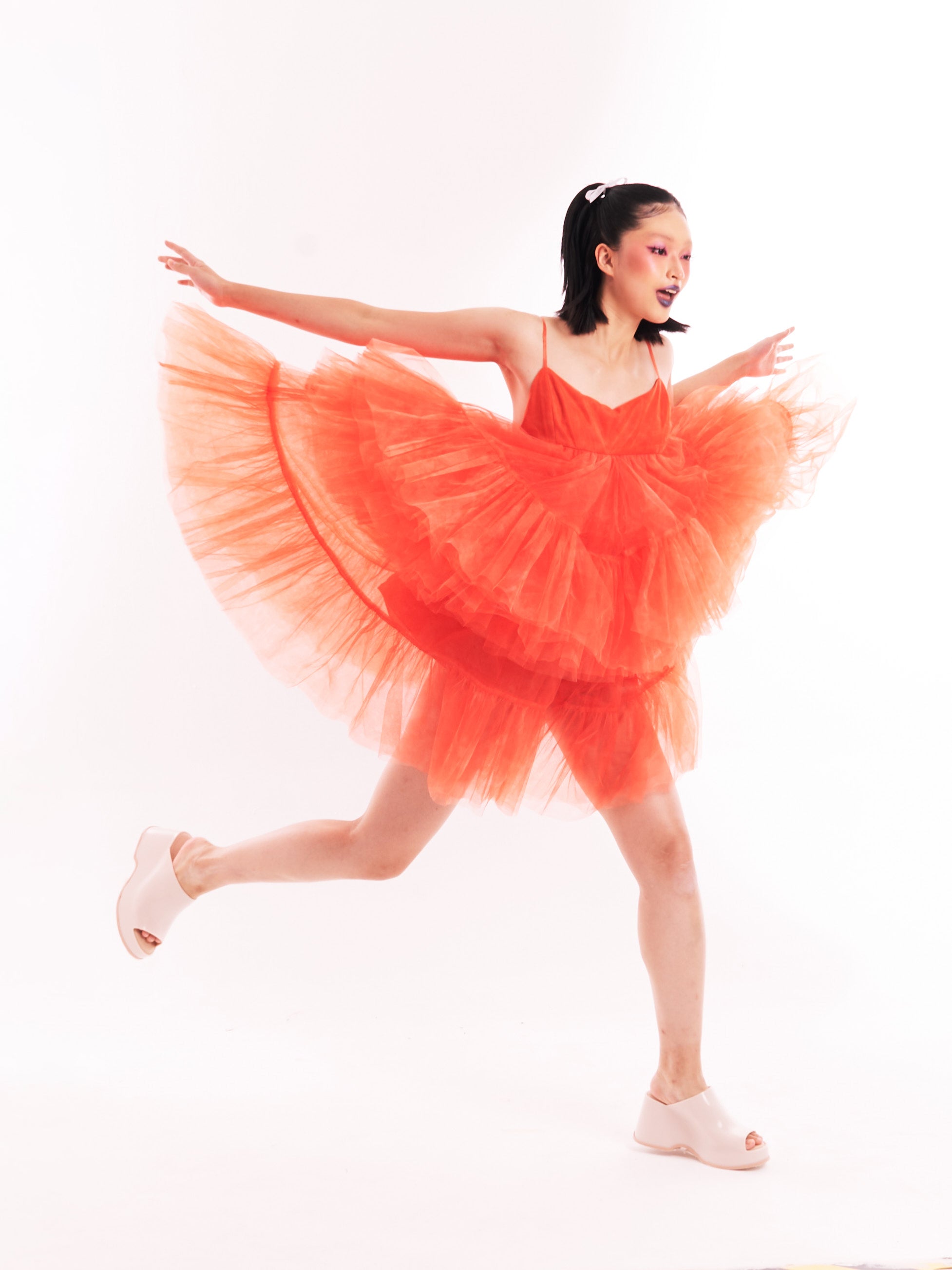 Orange Cake Dress
