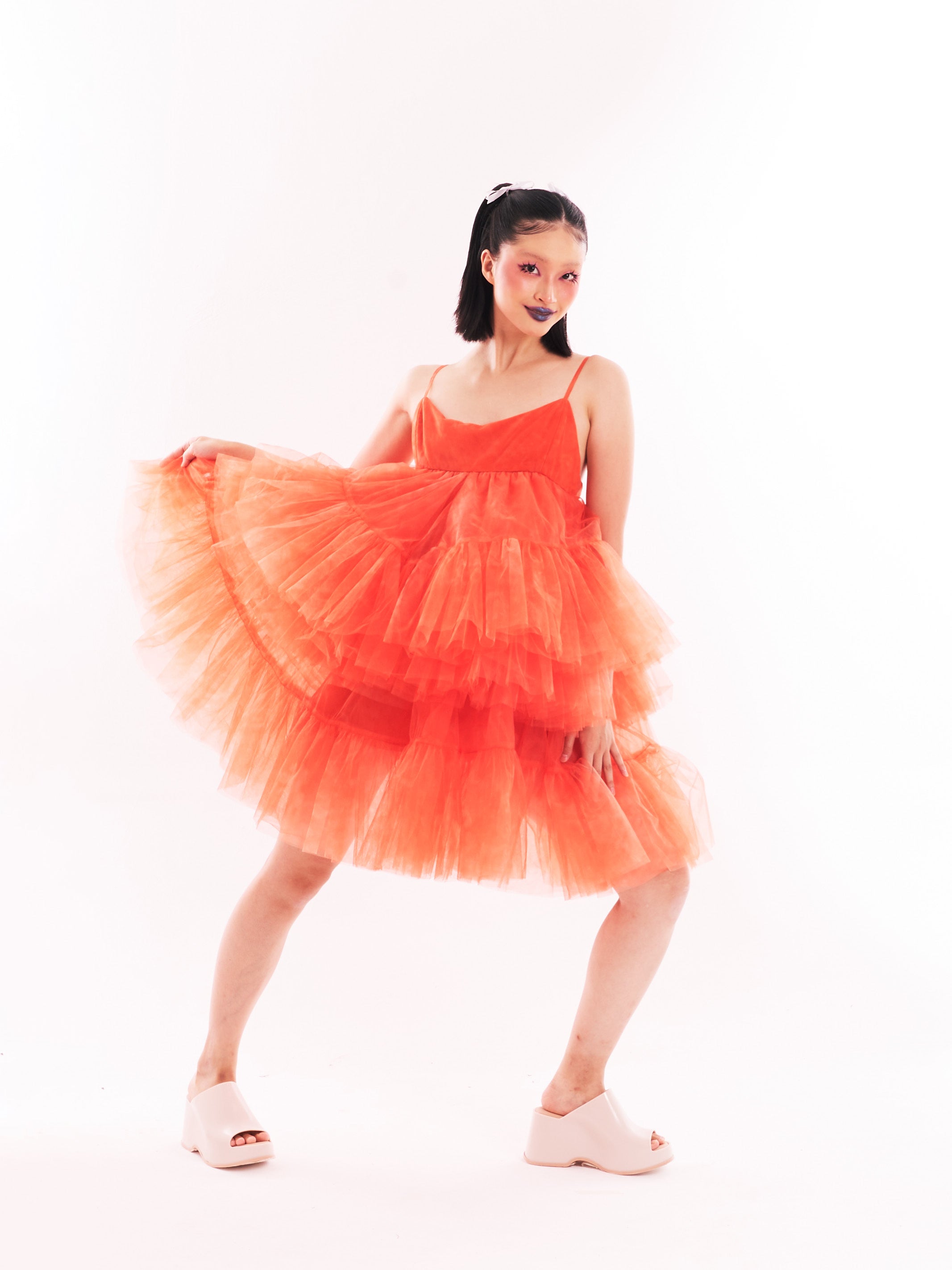 Orange Cake Dress
