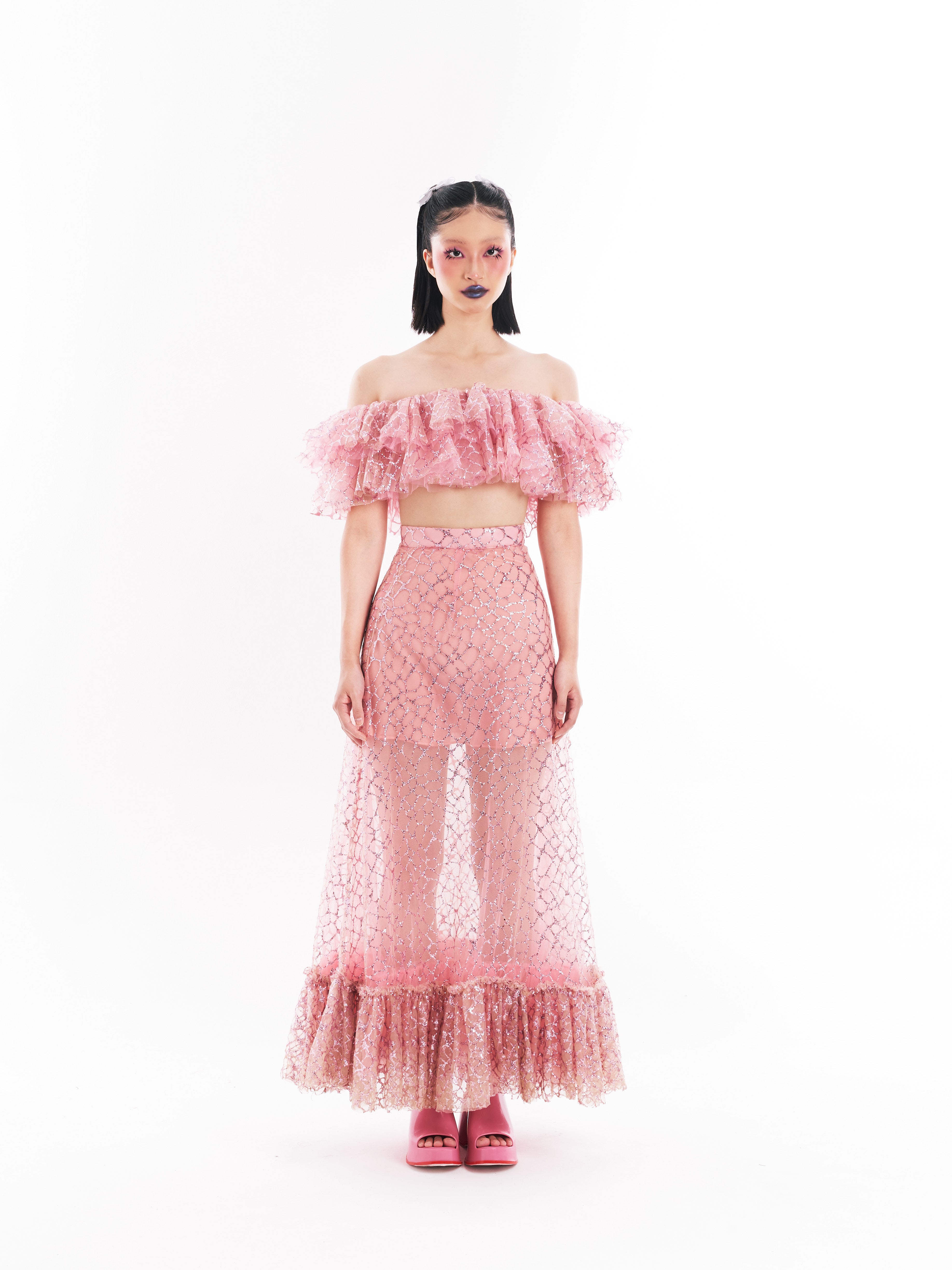 Pink Glitter Mermaid Set