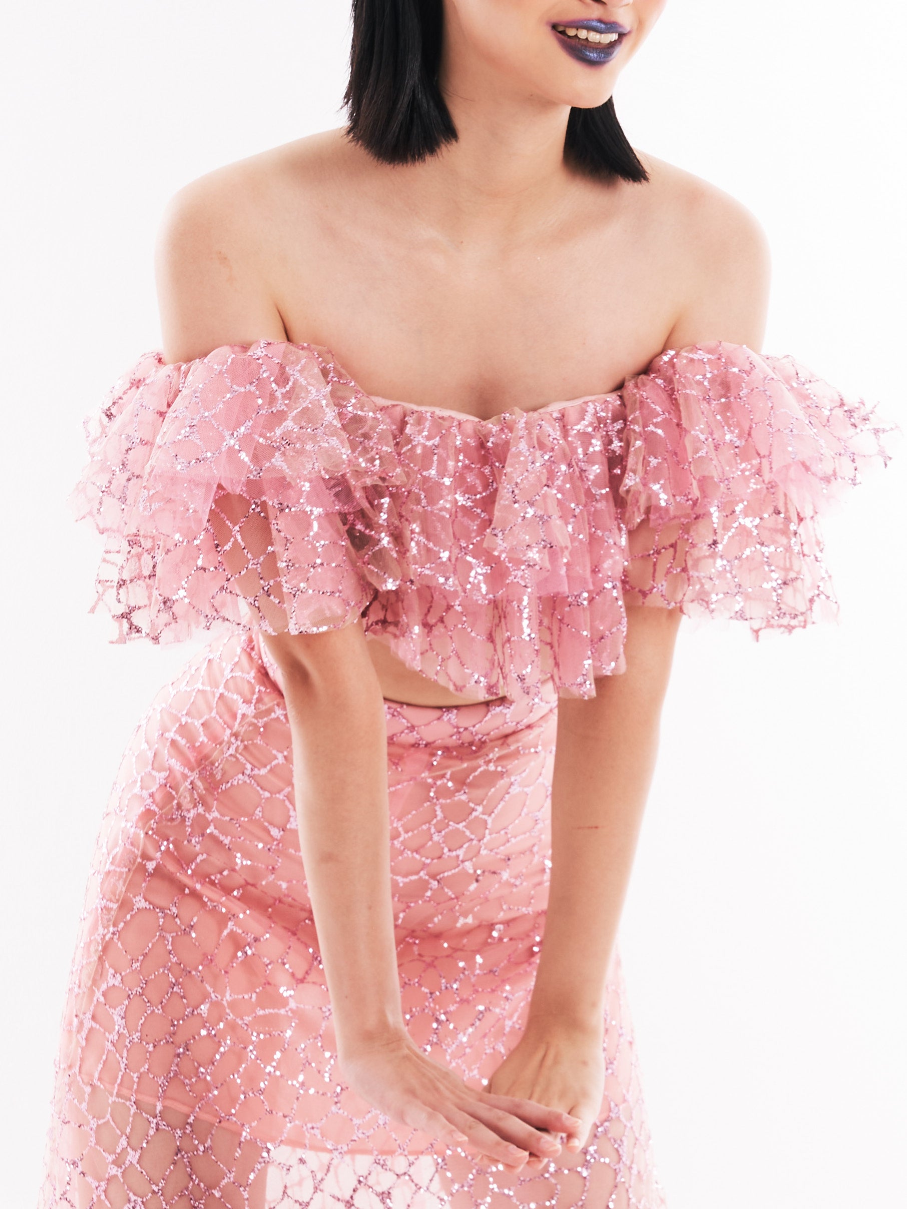 Pink Glitter Mermaid Set