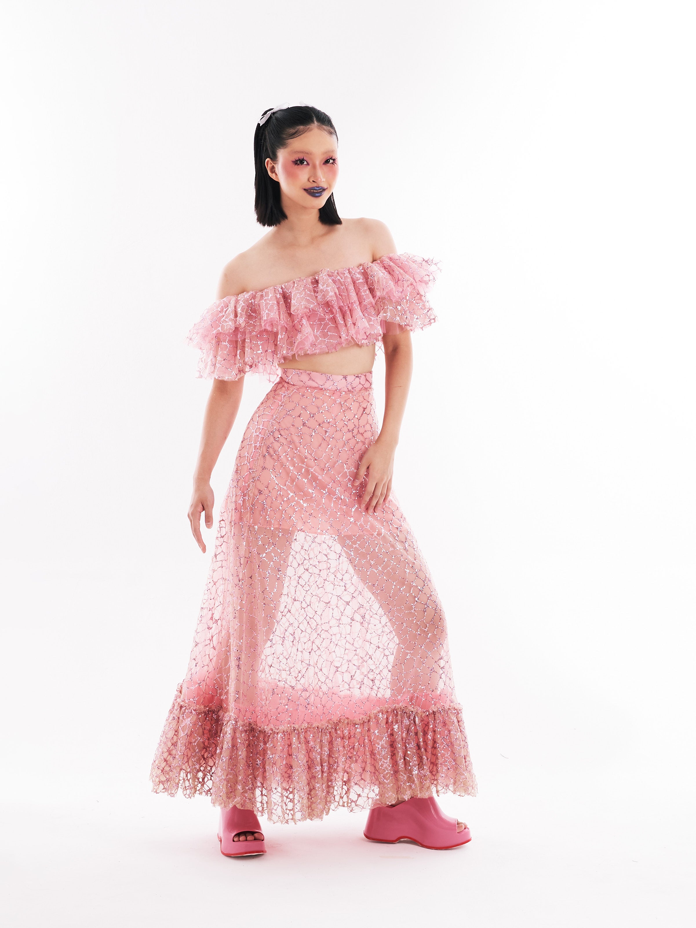 Pink Glitter Mermaid Set