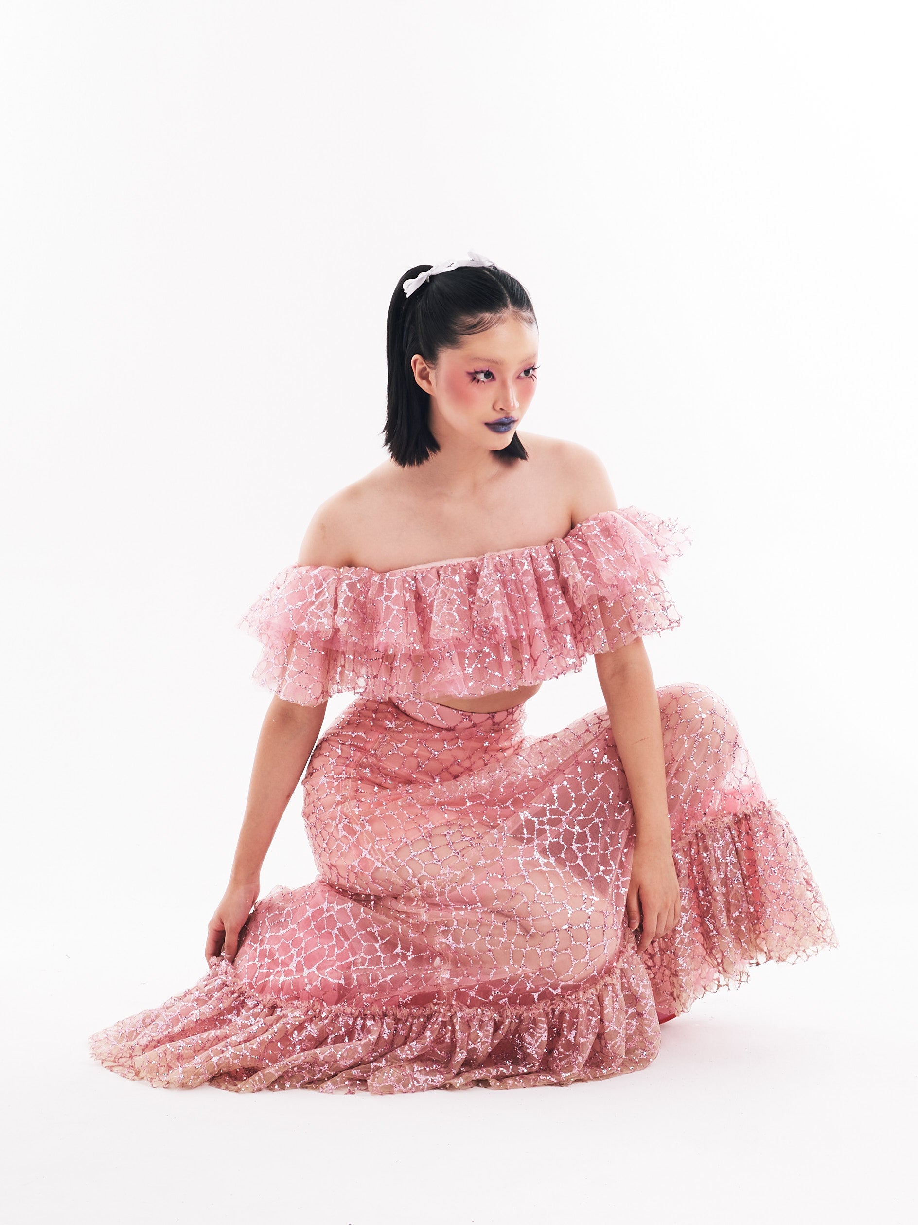 Pink Glitter Mermaid Set
