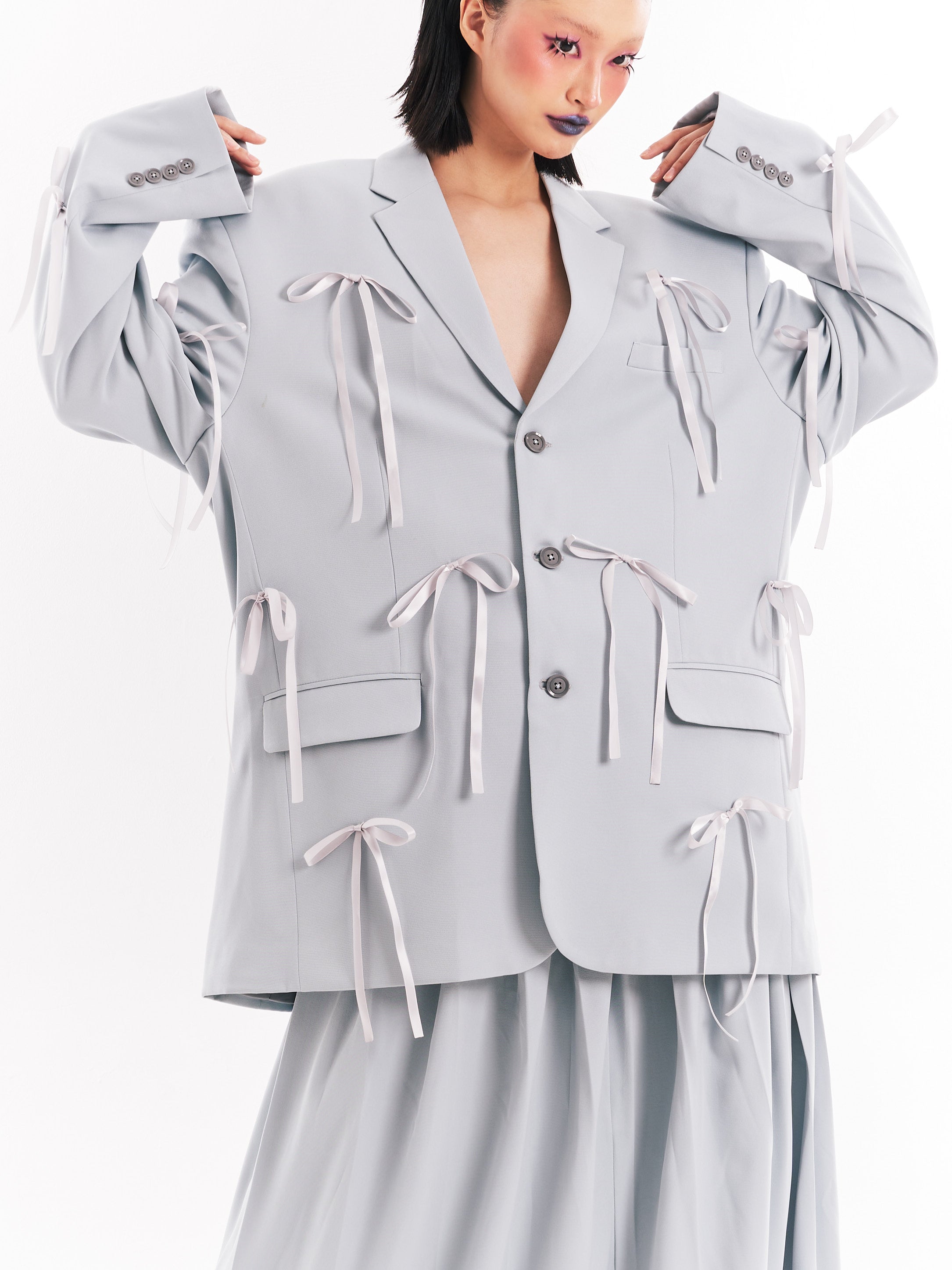 Blue Ribbon Suit Set