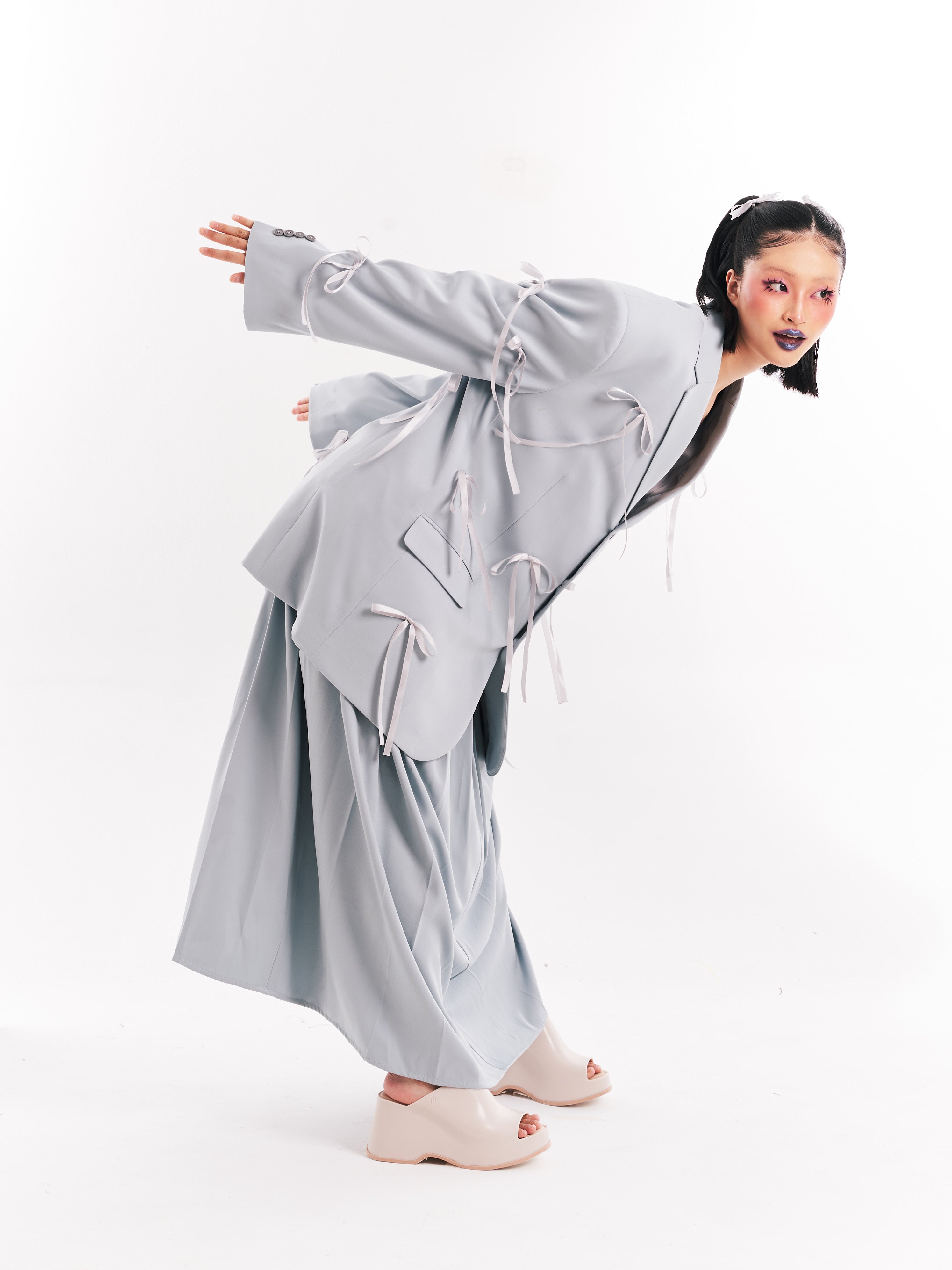 Blue Ribbon Suit Set
