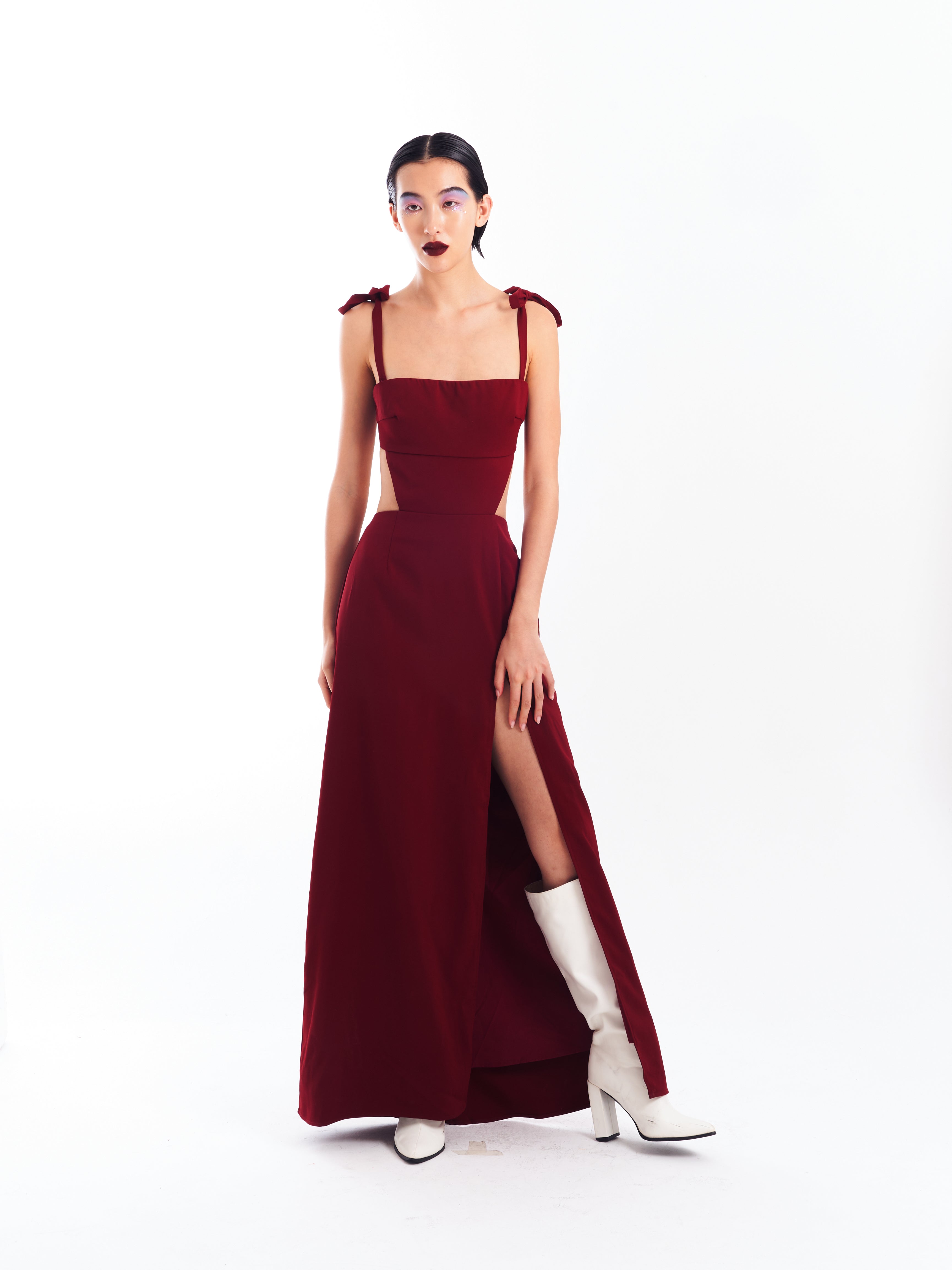 Red Wine Evening Dress