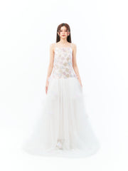 White Butterfly Maxi Dress