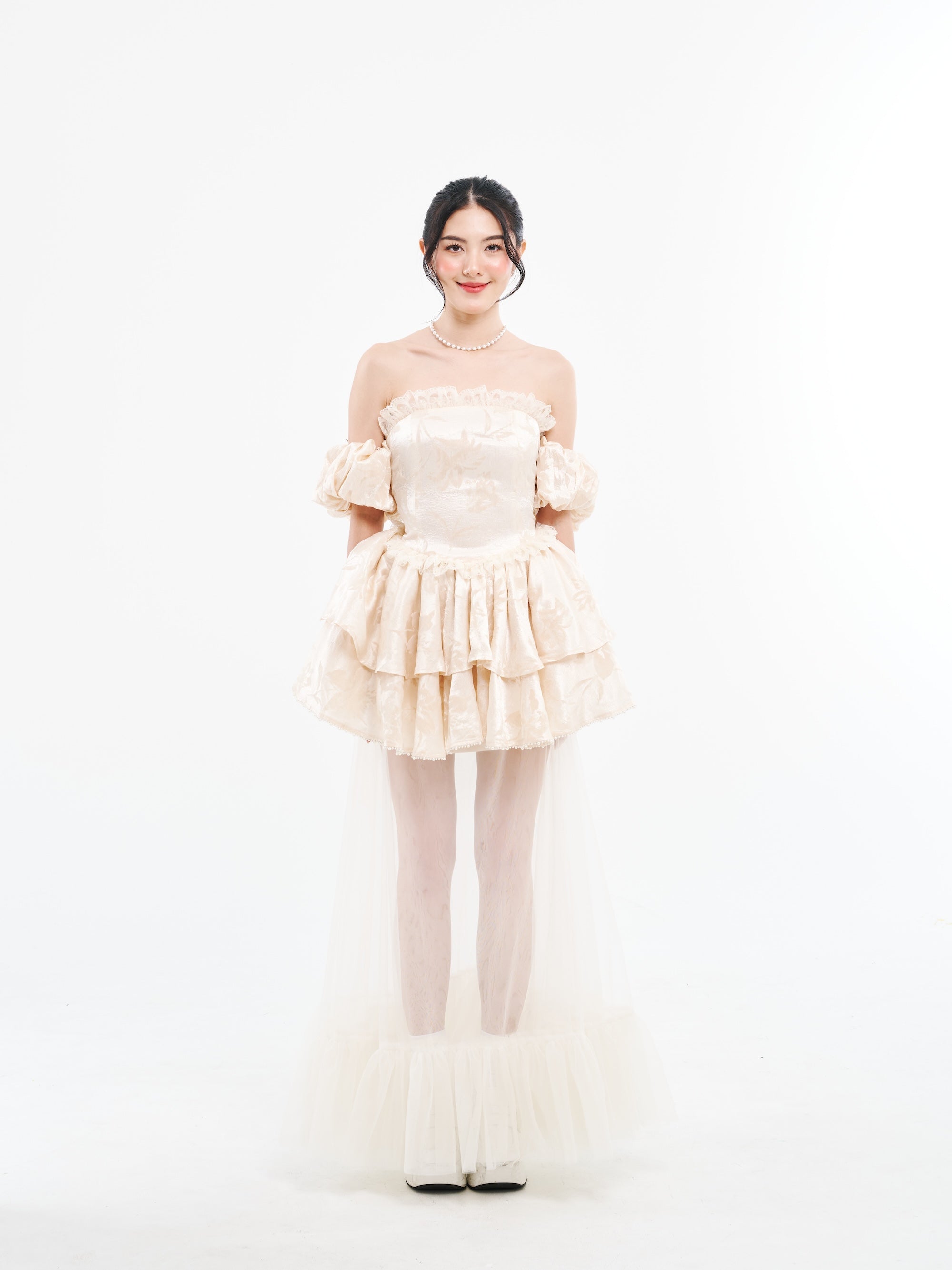 White Lacey Princess Fairy Dress