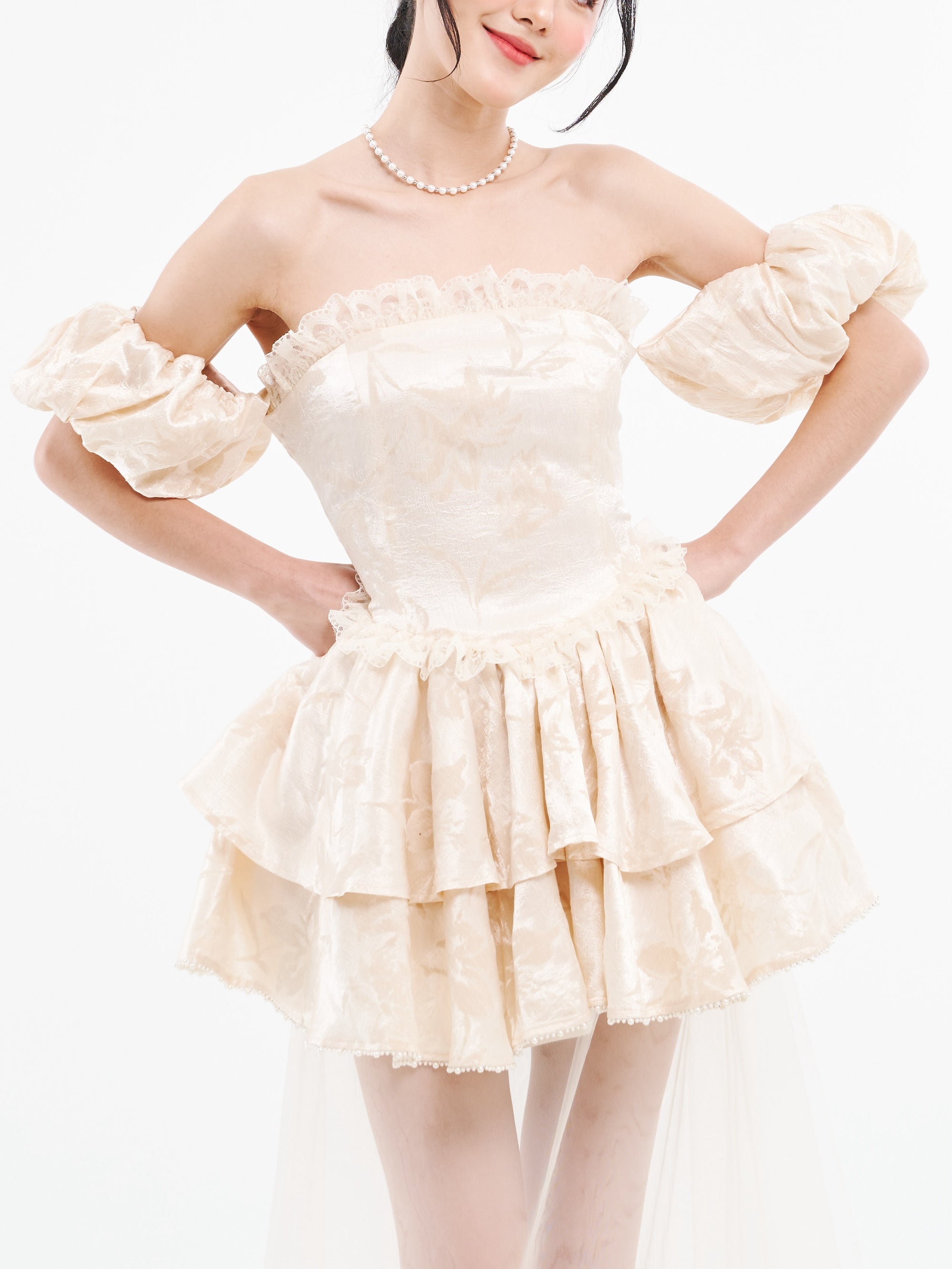 White Lacey Princess Fairy Dress