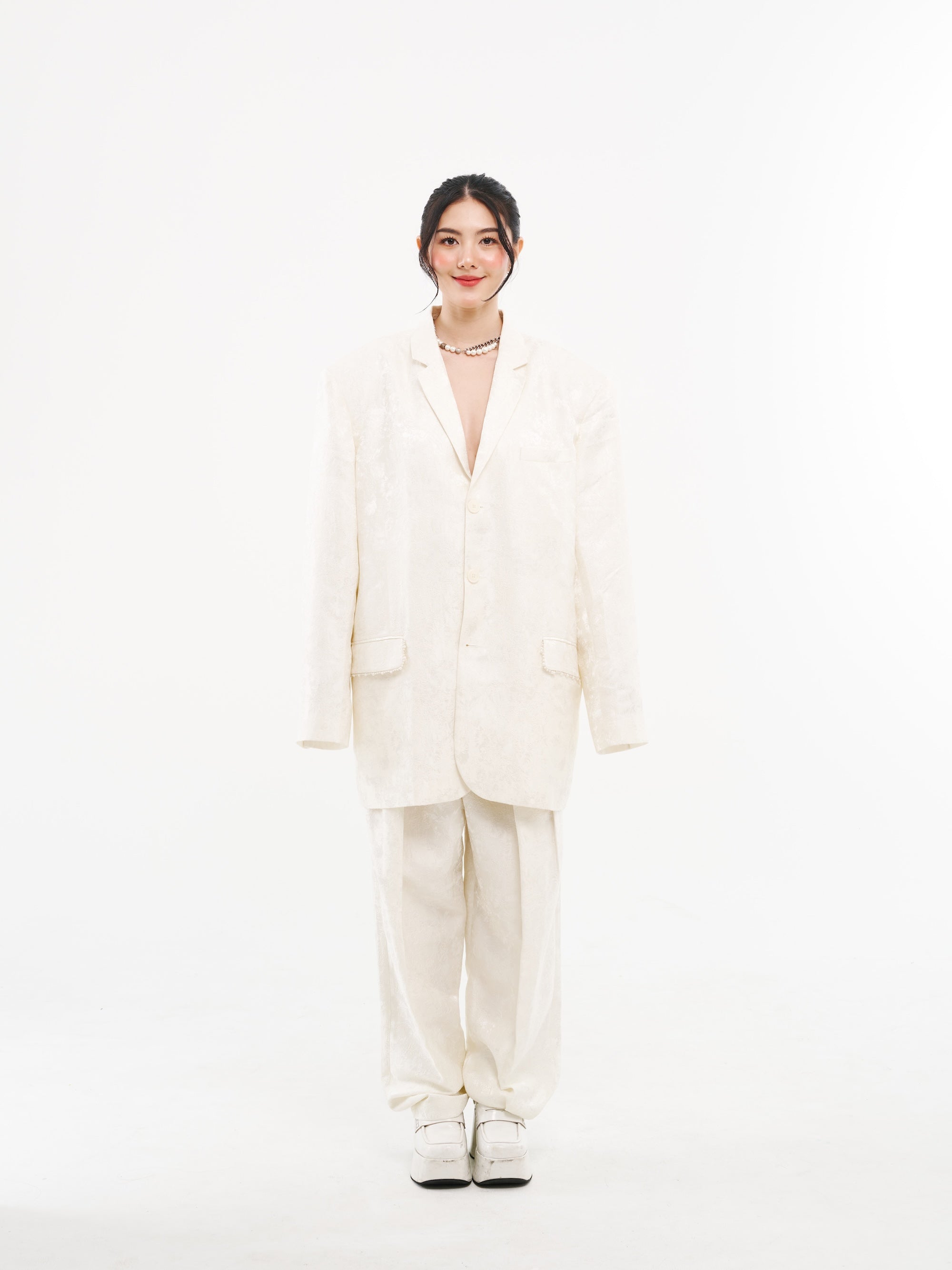White Pearl Suit Set