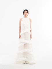 White Princess Flowy Dress