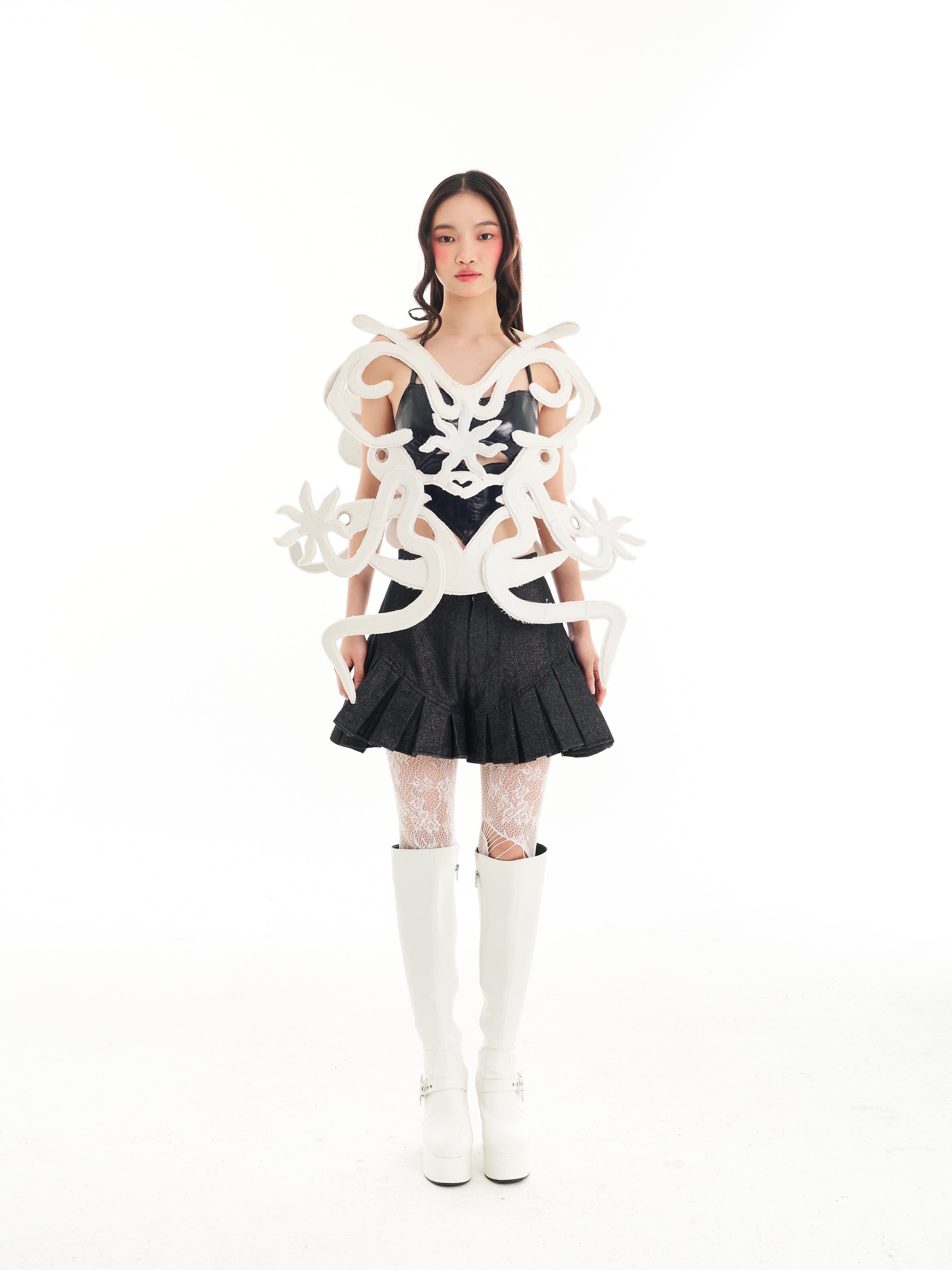 Seraphic Top and Dahlia Pleated Shorts