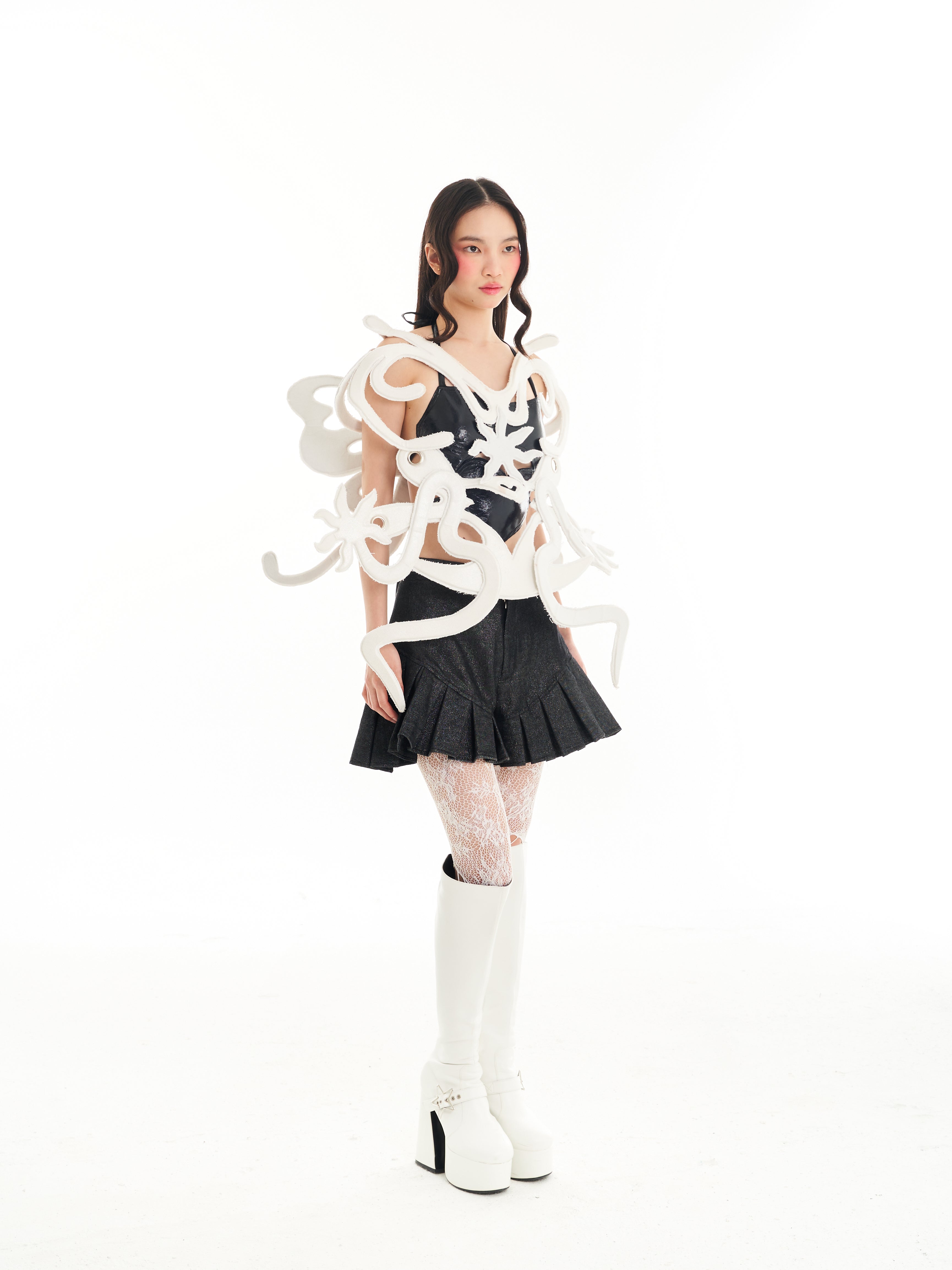 Seraphic Top and Dahlia Pleated Shorts