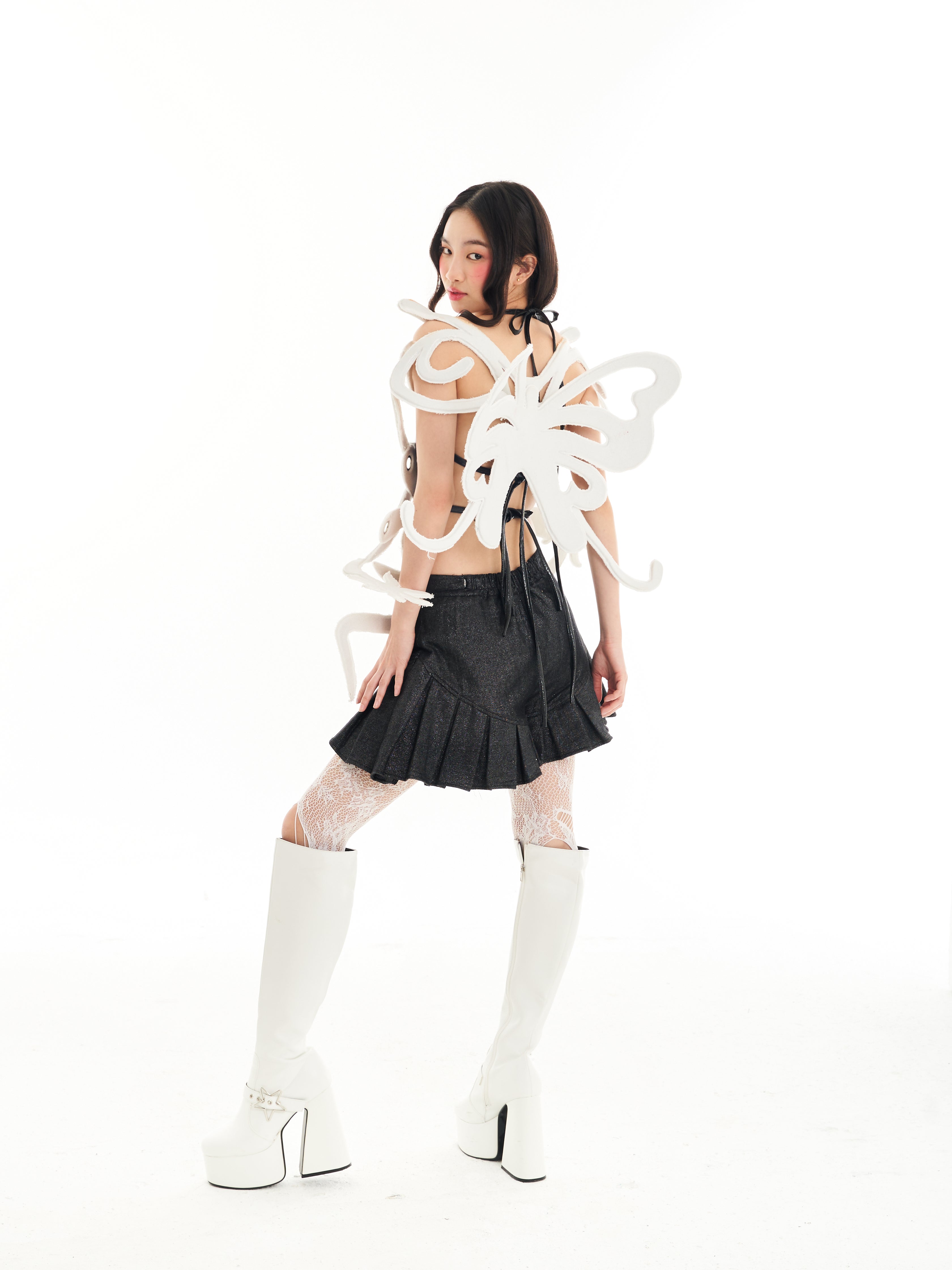 Seraphic Top and Dahlia Pleated Shorts