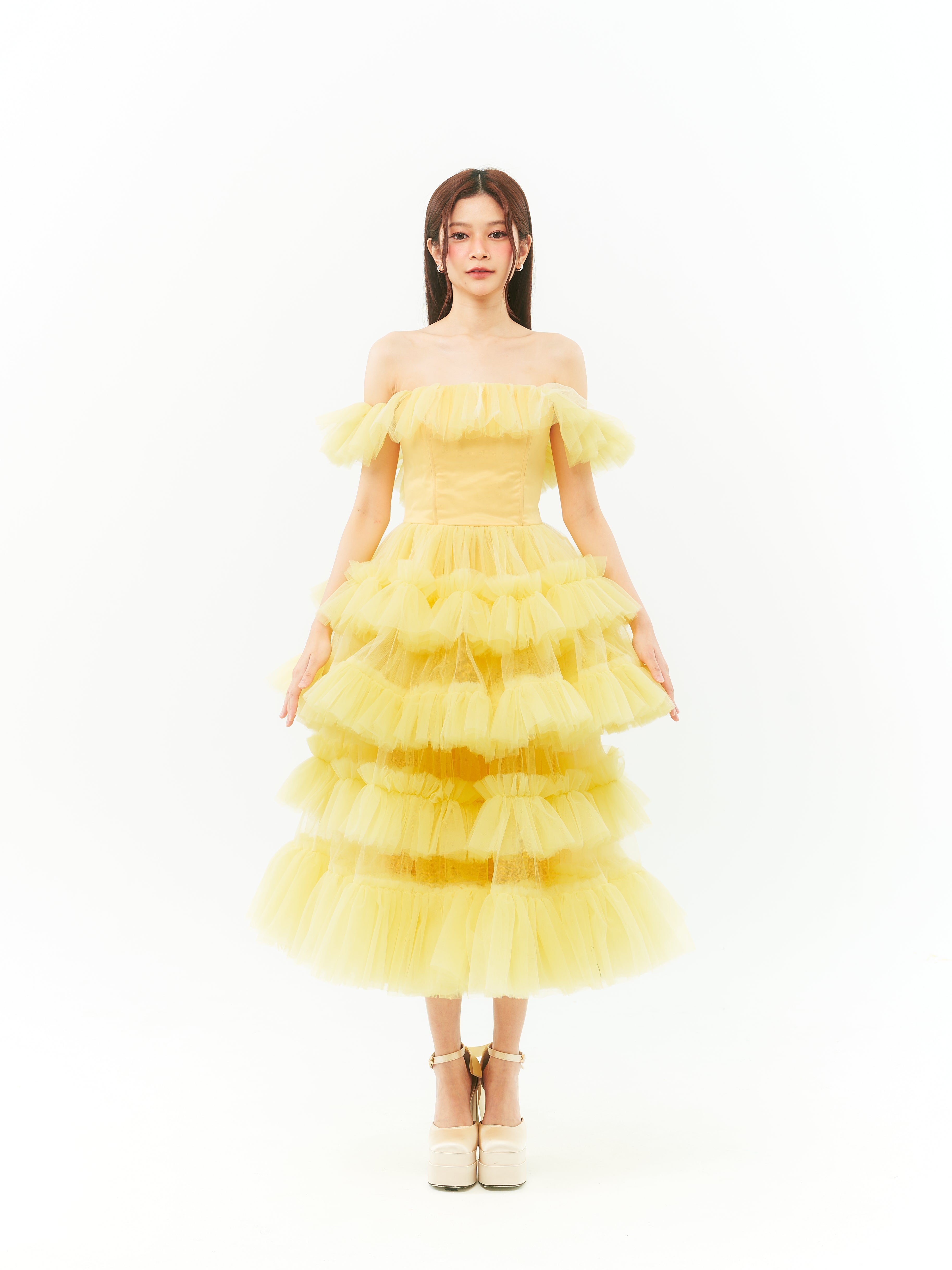 Yellow Princess Belle Dress