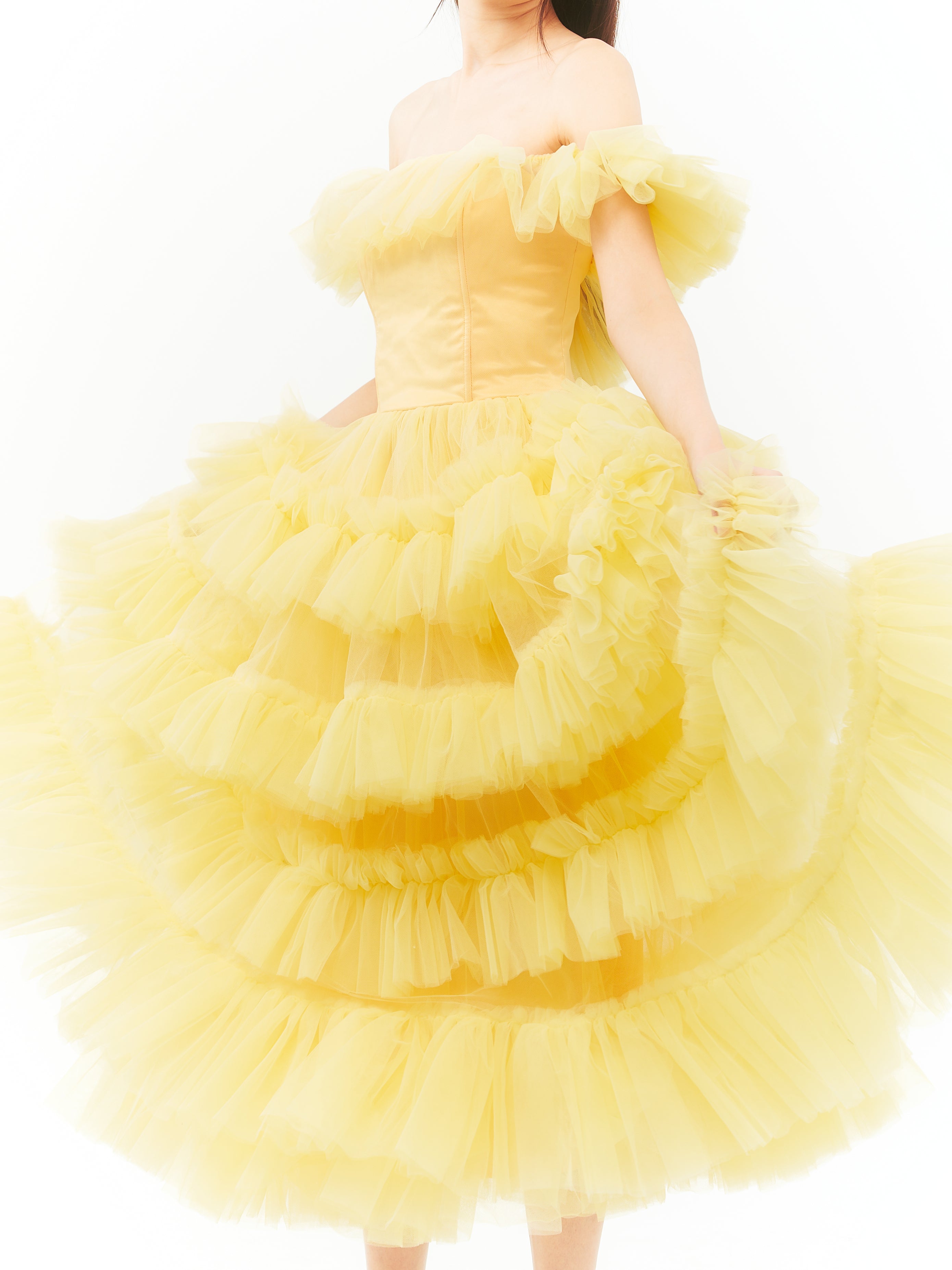 Yellow Princess Belle Dress