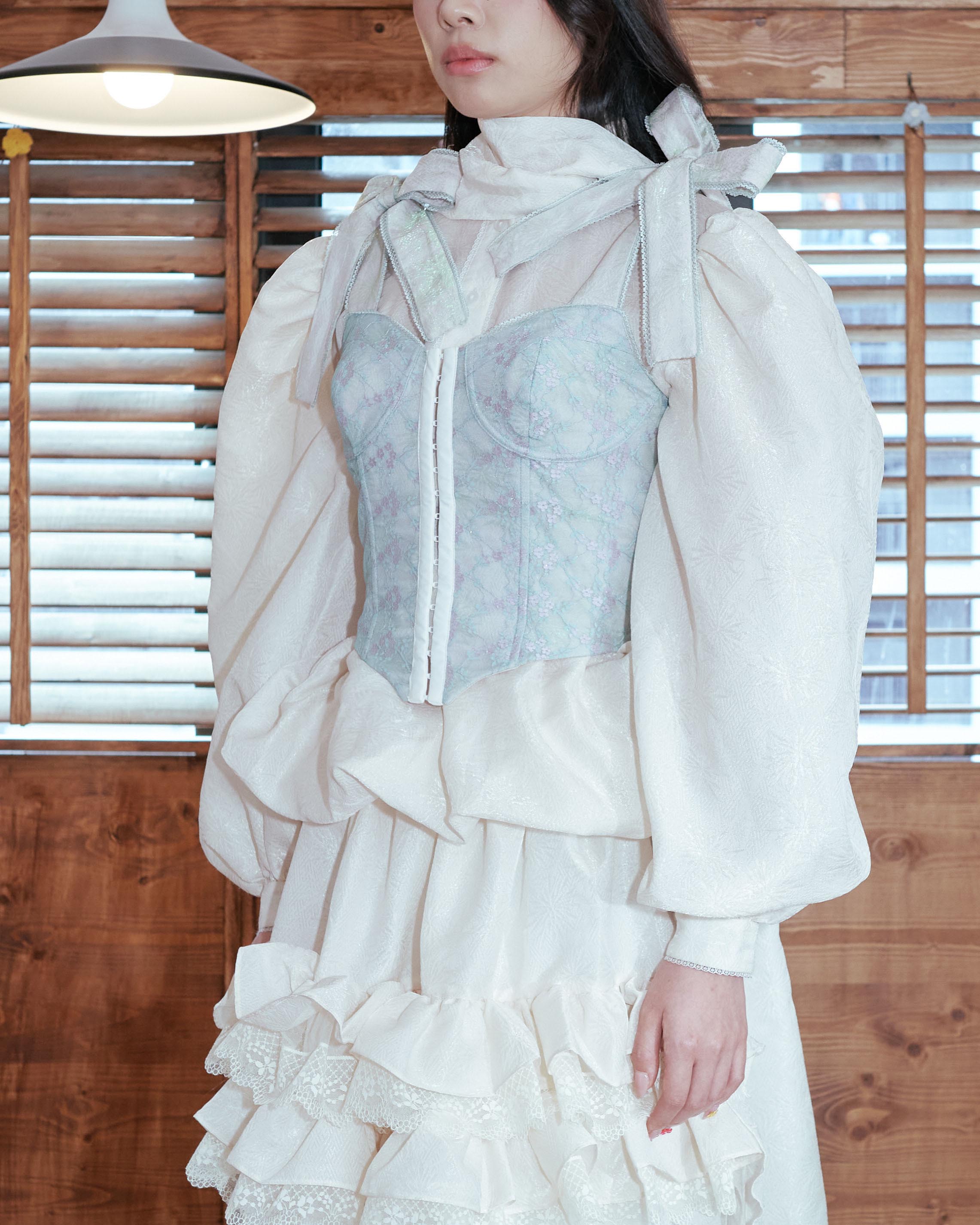 Turquoise Daydream Victorian Corset